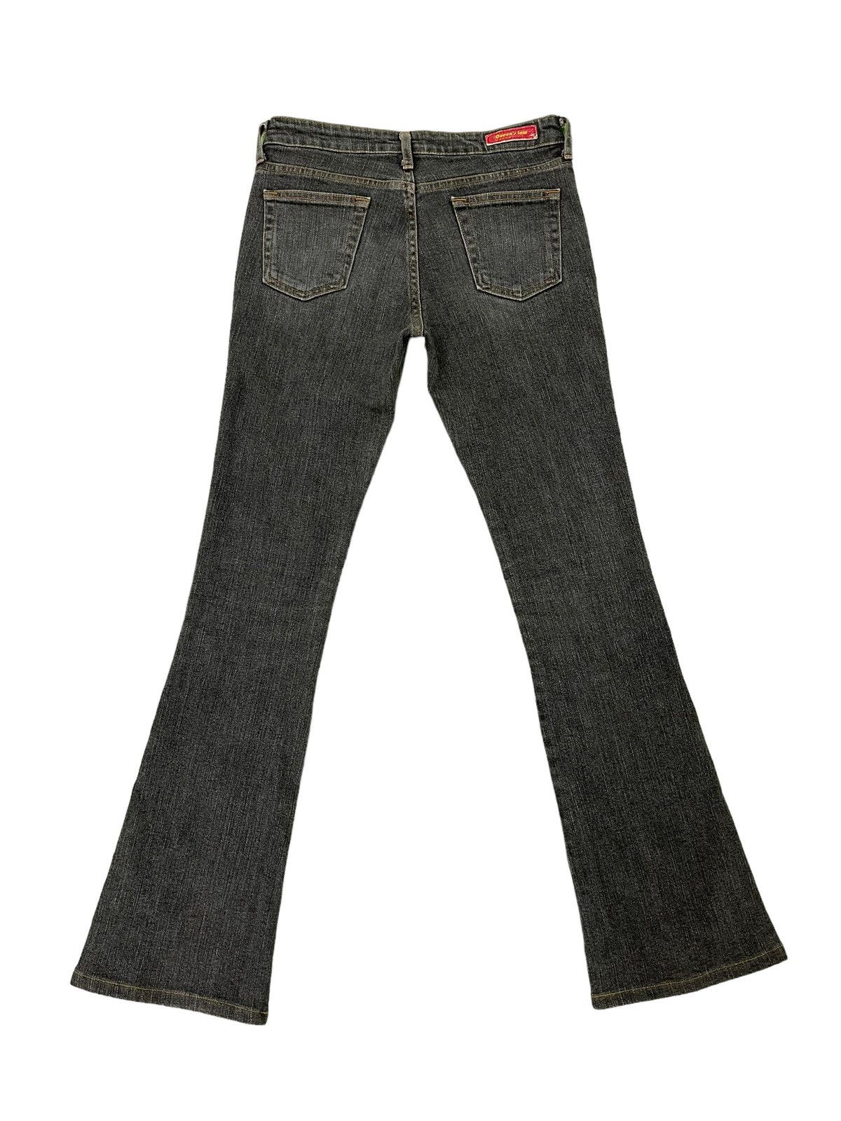 Japanese Brand Flare Jeans Queens Low Stretch Denim Low Rise Boot Cut 2🟦3 Size US 28 / EU 44 - 12 Thumbnail