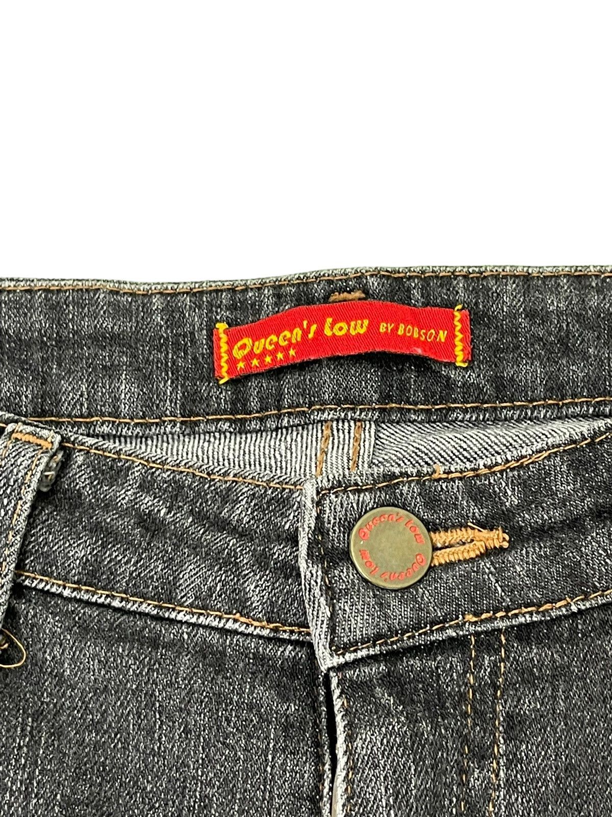Japanese Brand Flare Jeans Queens Low Stretch Denim Low Rise Boot Cut 2🟦3 Size US 28 / EU 44 - 10 Thumbnail