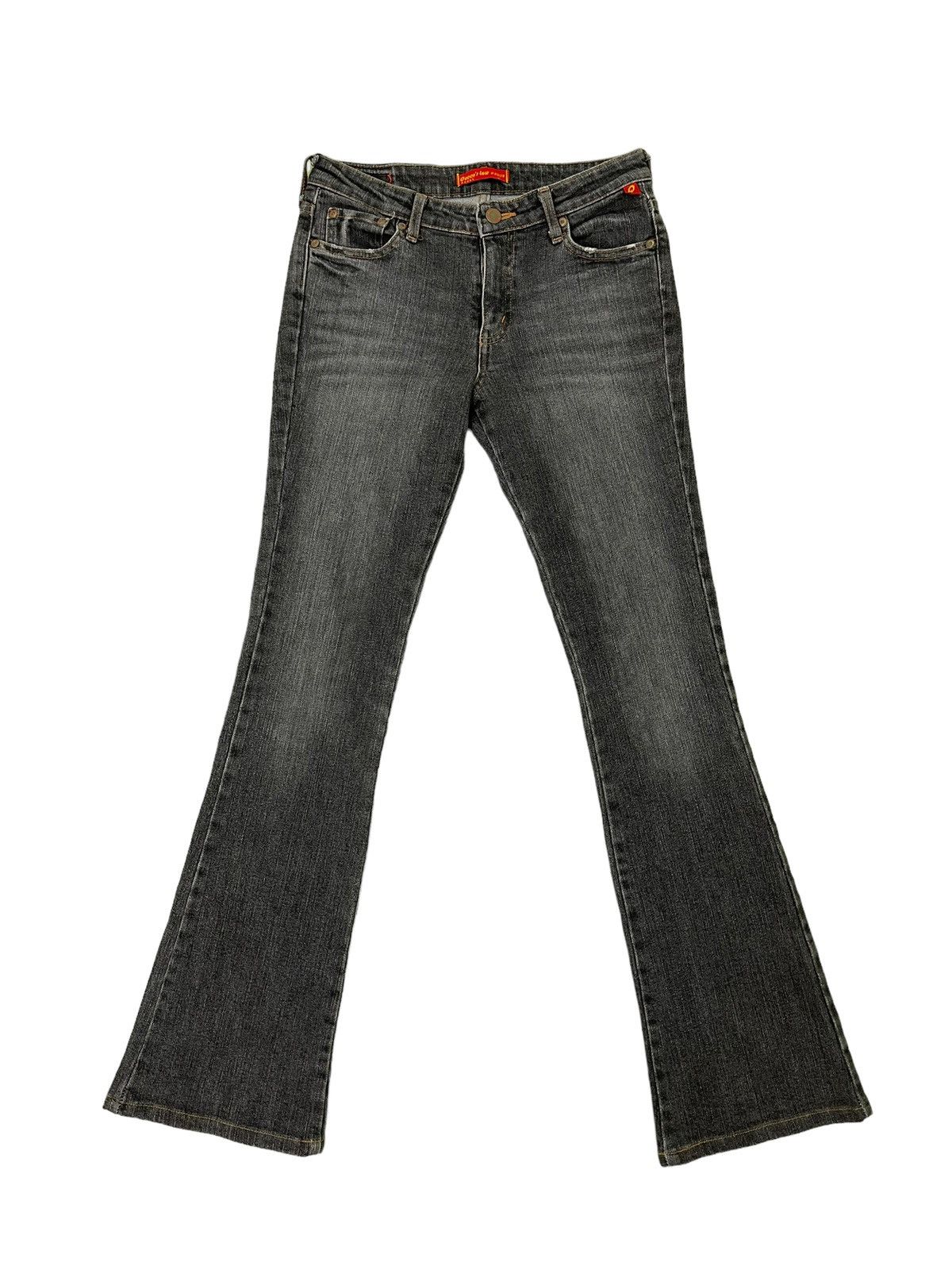 Japanese Brand Flare Jeans Queens Low Stretch Denim Low Rise Boot Cut 2🟦3 Size US 28 / EU 44 - 2 Thumbnail