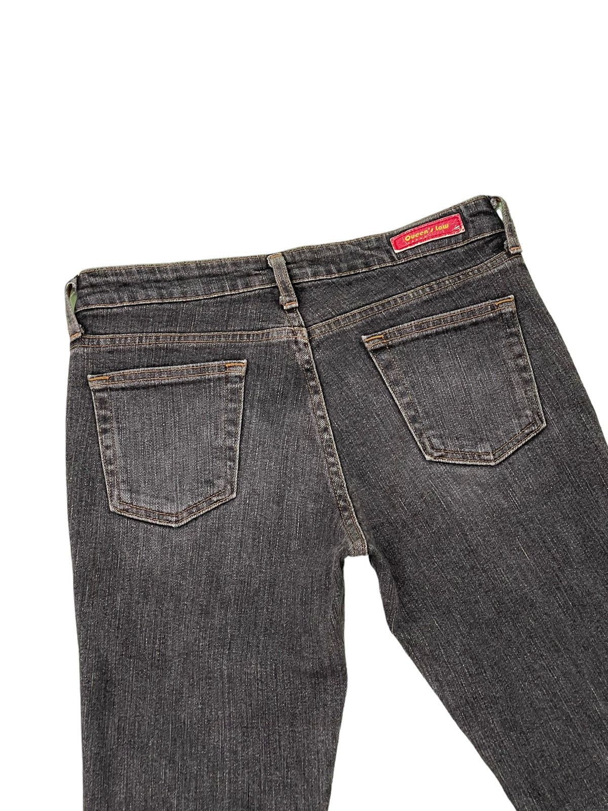 Japanese Brand Flare Jeans Queens Low Stretch Denim Low Rise Boot Cut 2🟦3 Size US 28 / EU 44 - 19 Thumbnail