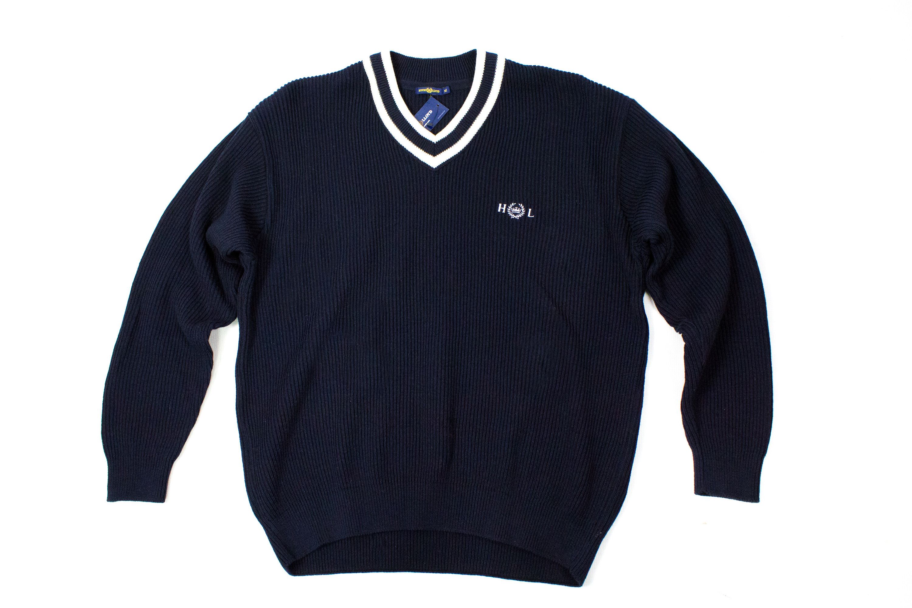Henri Lloyd Henri Lloyd Navy Cricket V-Neck Sweater XL NWT Size US XL / EU 56 / 4 - 1 Thumbnail