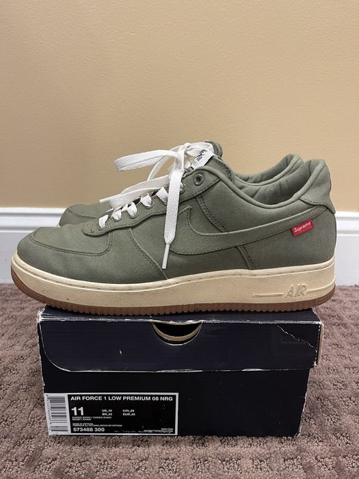 Supreme Supreme x Air Force 1 Low Premium 08 NRG Cargo Khaki 2012