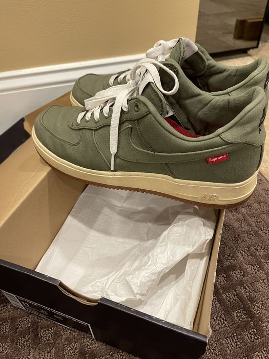 Supreme Supreme x Air Force 1 Low Premium 08 NRG Cargo Khaki 2012