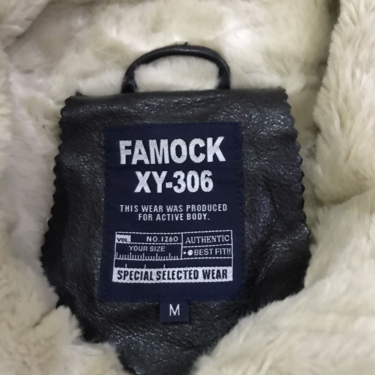 Japanese Brand Vintage Famock sherpa leather jacket Size US M / EU 48-50 / 2 - 8 Thumbnail