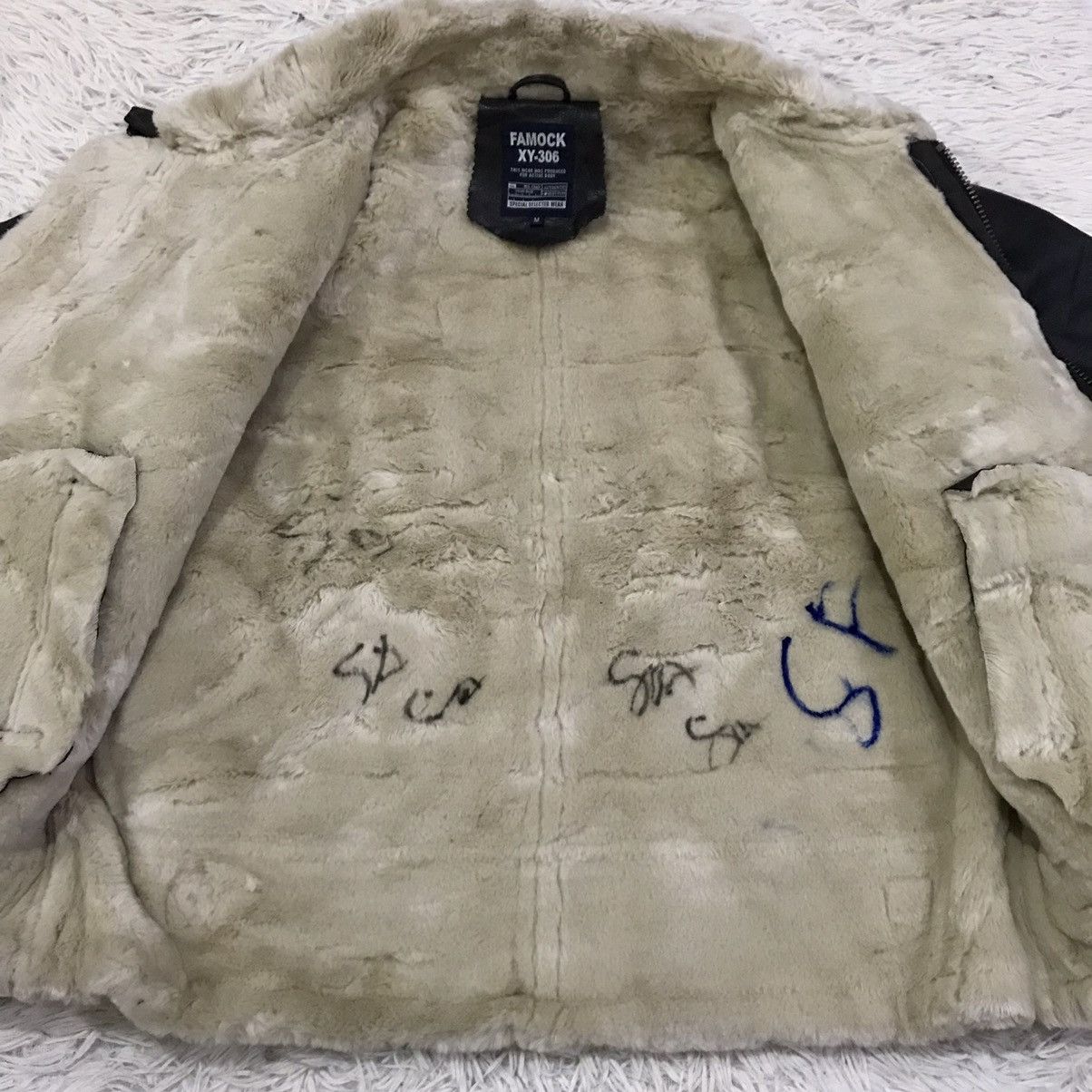 Japanese Brand Vintage Famock sherpa leather jacket Size US M / EU 48-50 / 2 - 9 Thumbnail