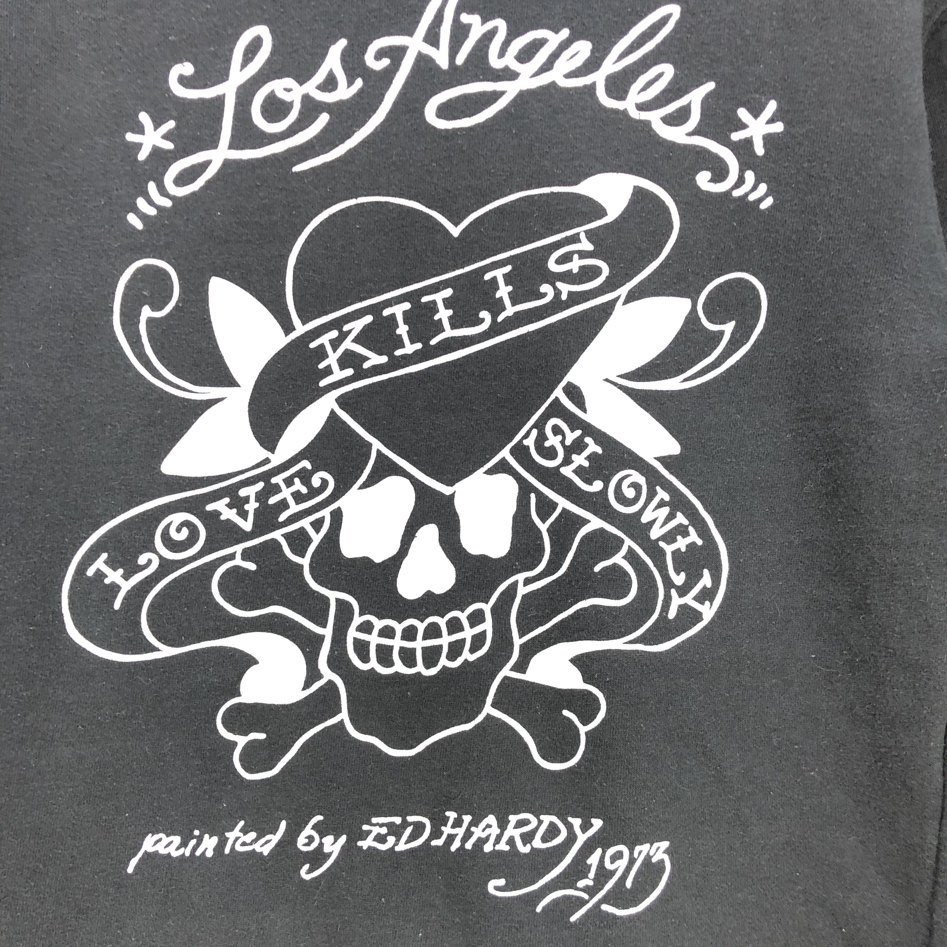 Christian Audigier × Ed Hardy Ed Hardy Sweatshirt Hoodies Los Angeles Skulls Sweater Size US S / EU 44-46 / 1 - 4 Thumbnail