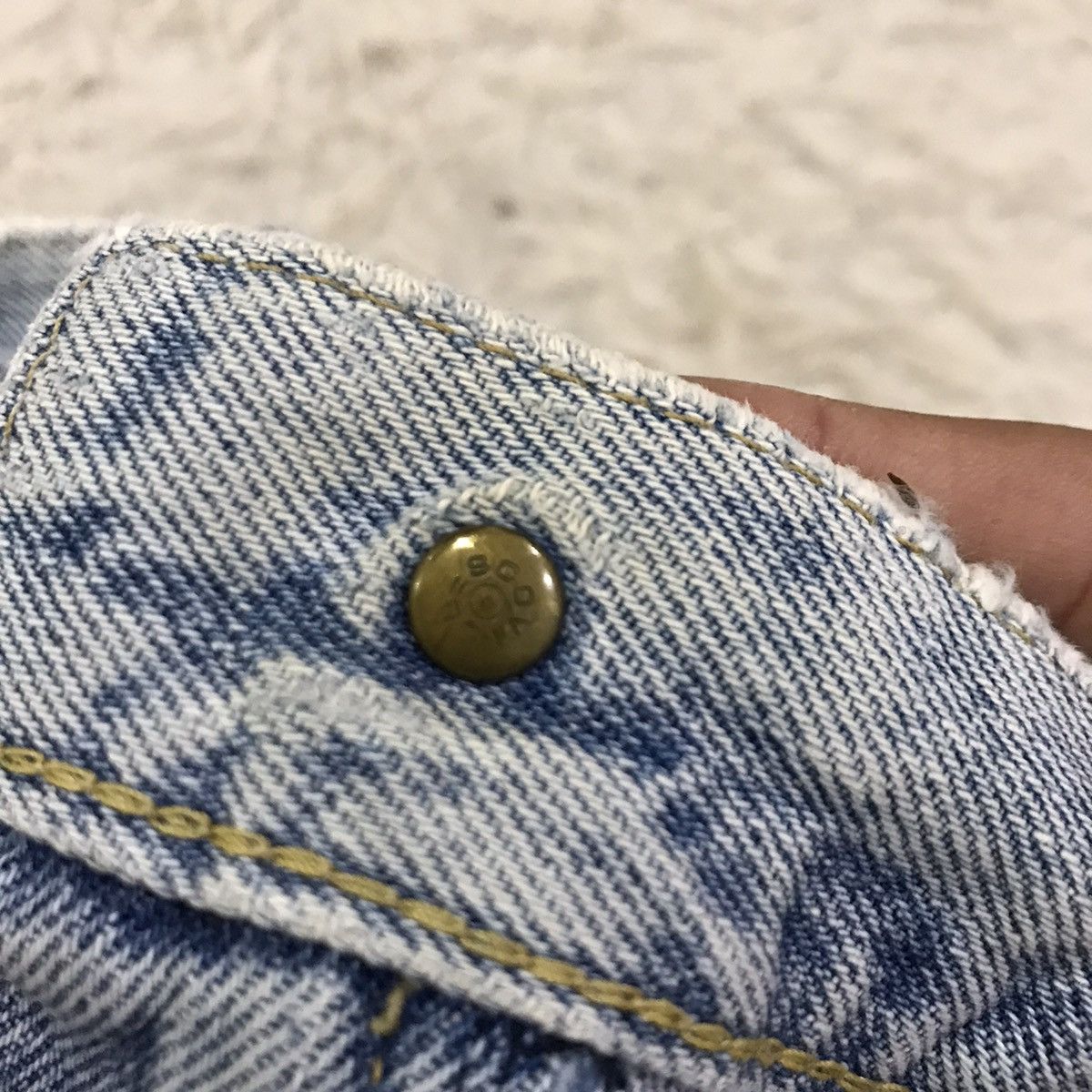 Lee × Vintage Vintage 90s Lee Riders Distreesed custom jeans short pants Size US 26 / EU 42 - 7 Thumbnail