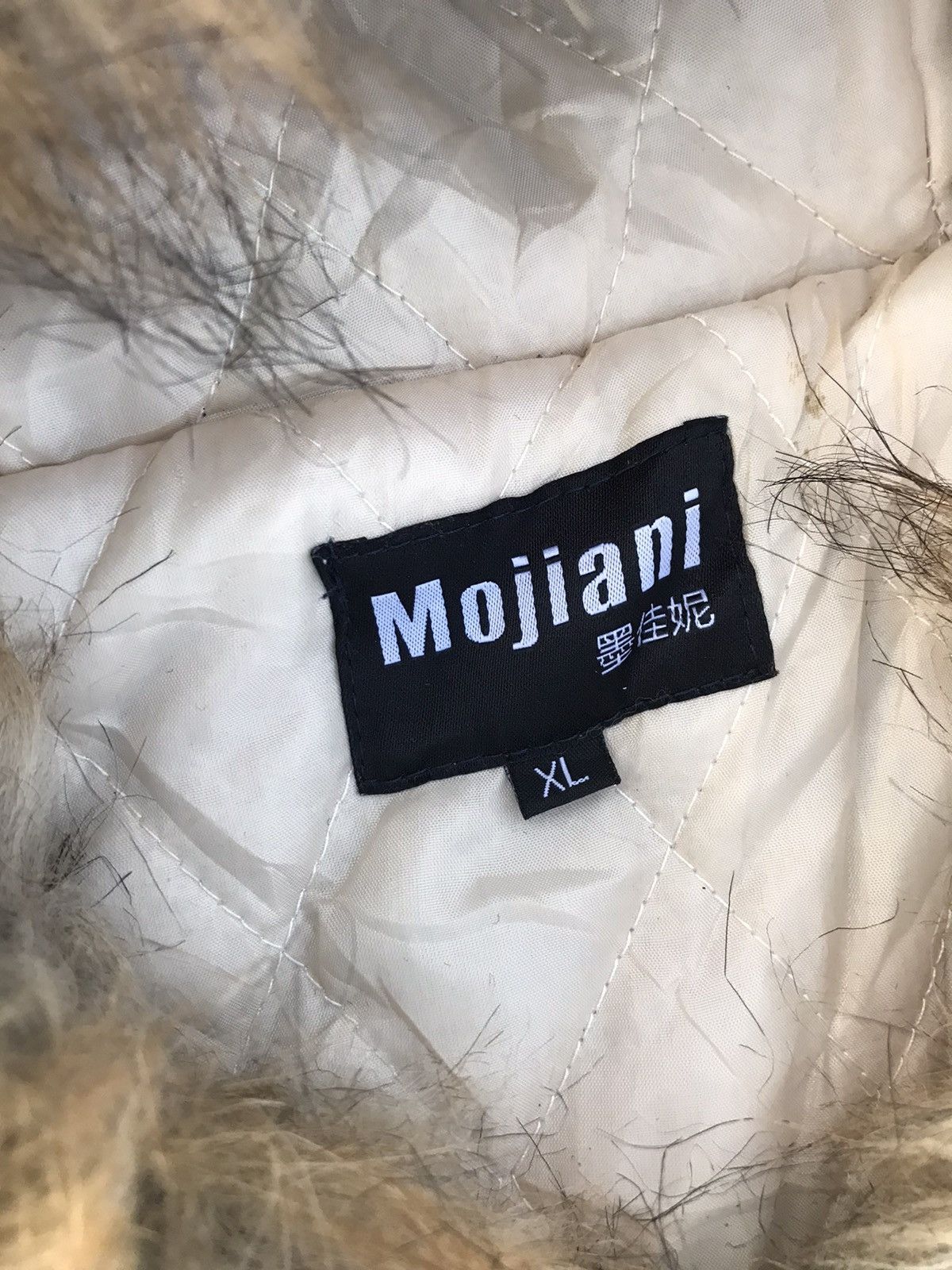 Japanese Brand Multicolor fleece fur hoodie snap button jacket mojiani Size US L / EU 52-54 / 3 - 7 Thumbnail