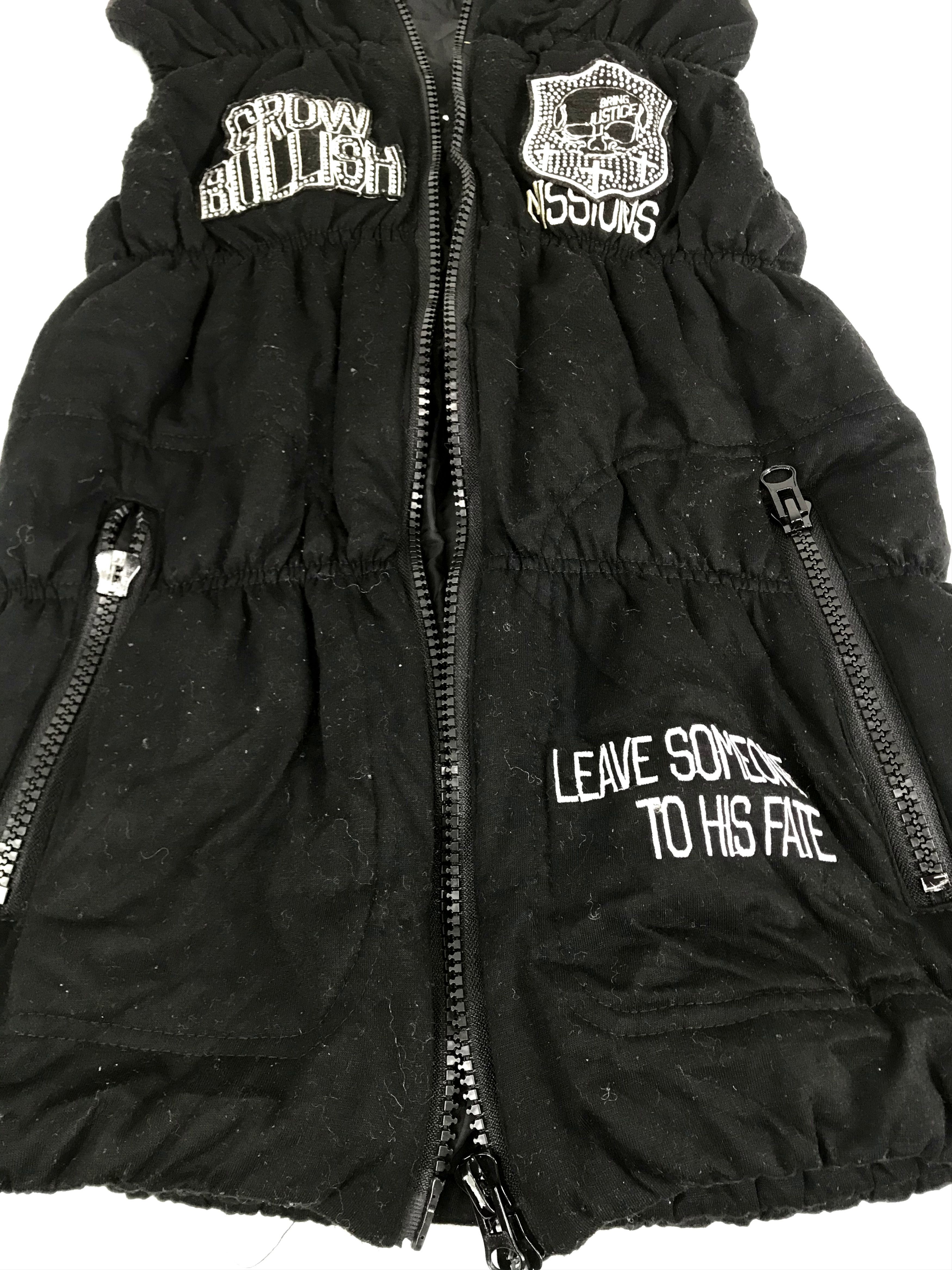 Japanese Brand Stretchable Ghost of Harlem Cross Logo Sleeveless Vest Size XS / US 0-2 / IT 36-38 - 2 Thumbnail
