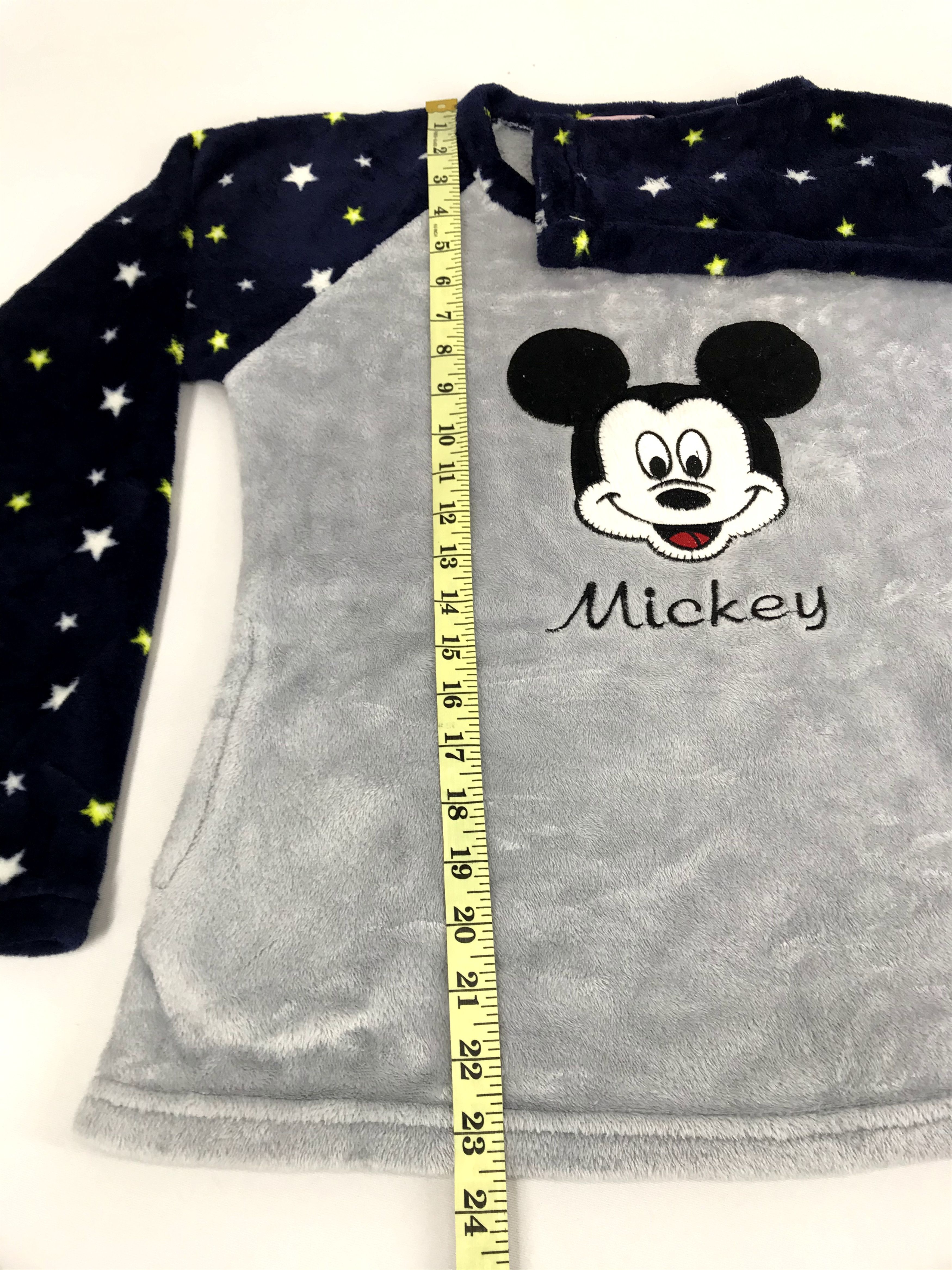 Disney Vintage Disney Mickey Mouse Embroidery Fleece Wool Raglan Size S / US 4 / IT 40 - 6 Thumbnail