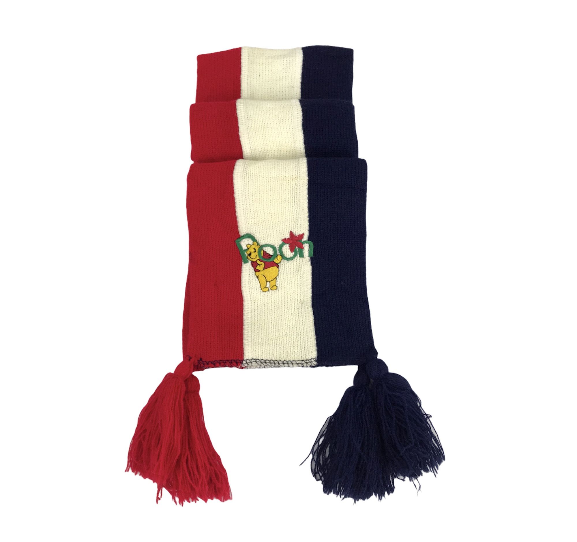 Vintage Winnie the Pooh Disney Scarf Muffler Shawl Cartoon