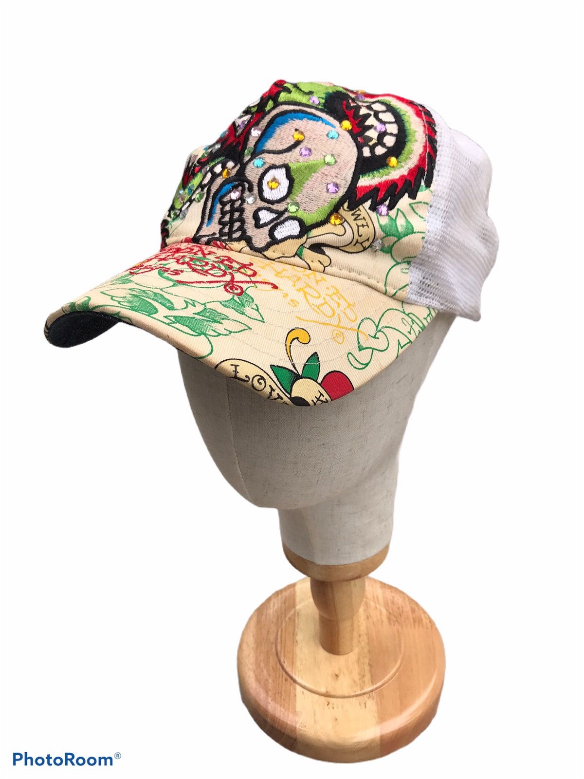 Designer × Ed Hardy ED HARDY by CHRISTIAN AUDIGIER EMBROIDER & STUDDED CRYSTALS Size ONE SIZE - 2 Thumbnail