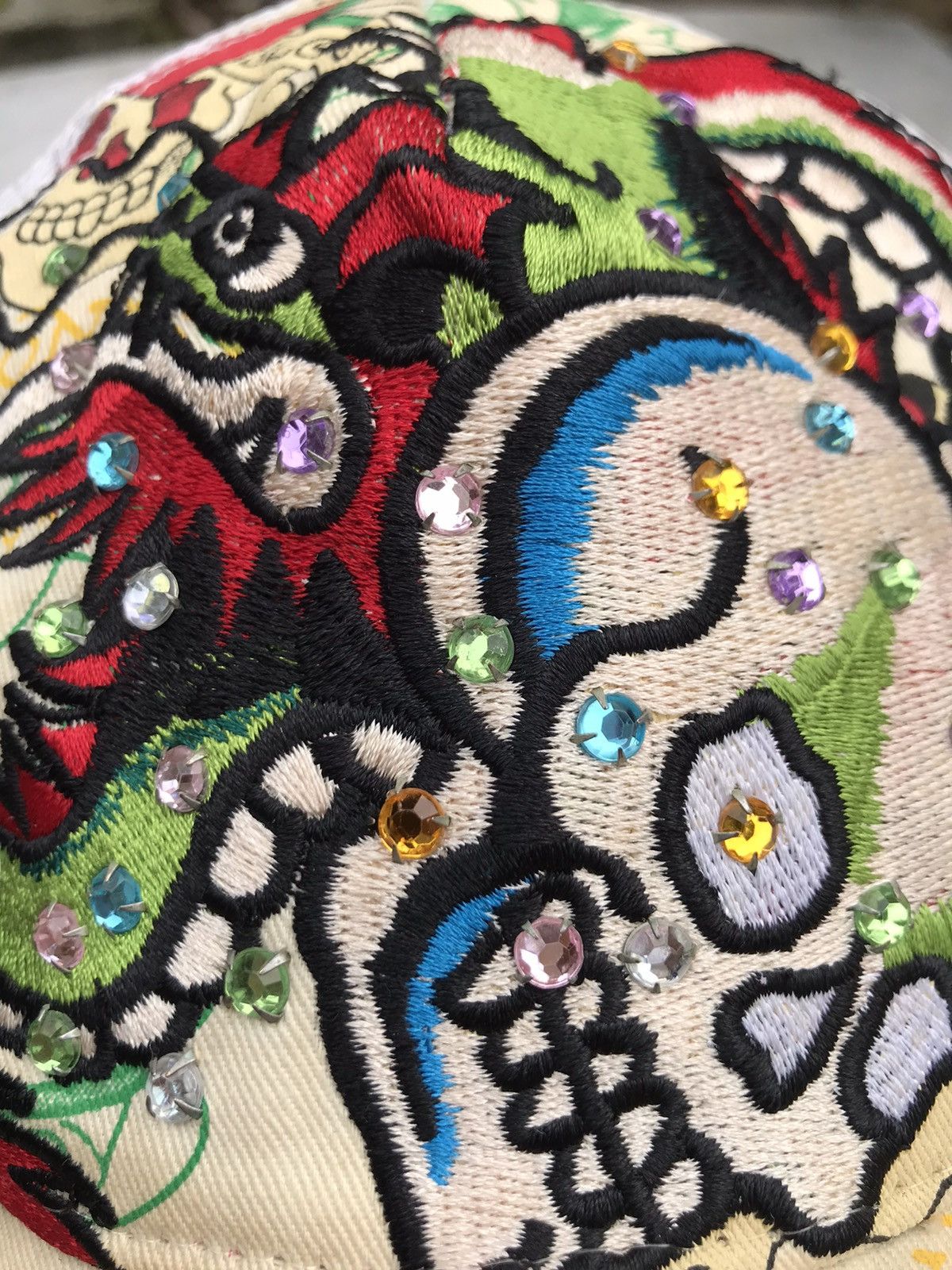 Designer × Ed Hardy ED HARDY by CHRISTIAN AUDIGIER EMBROIDER & STUDDED CRYSTALS Size ONE SIZE - 9 Thumbnail