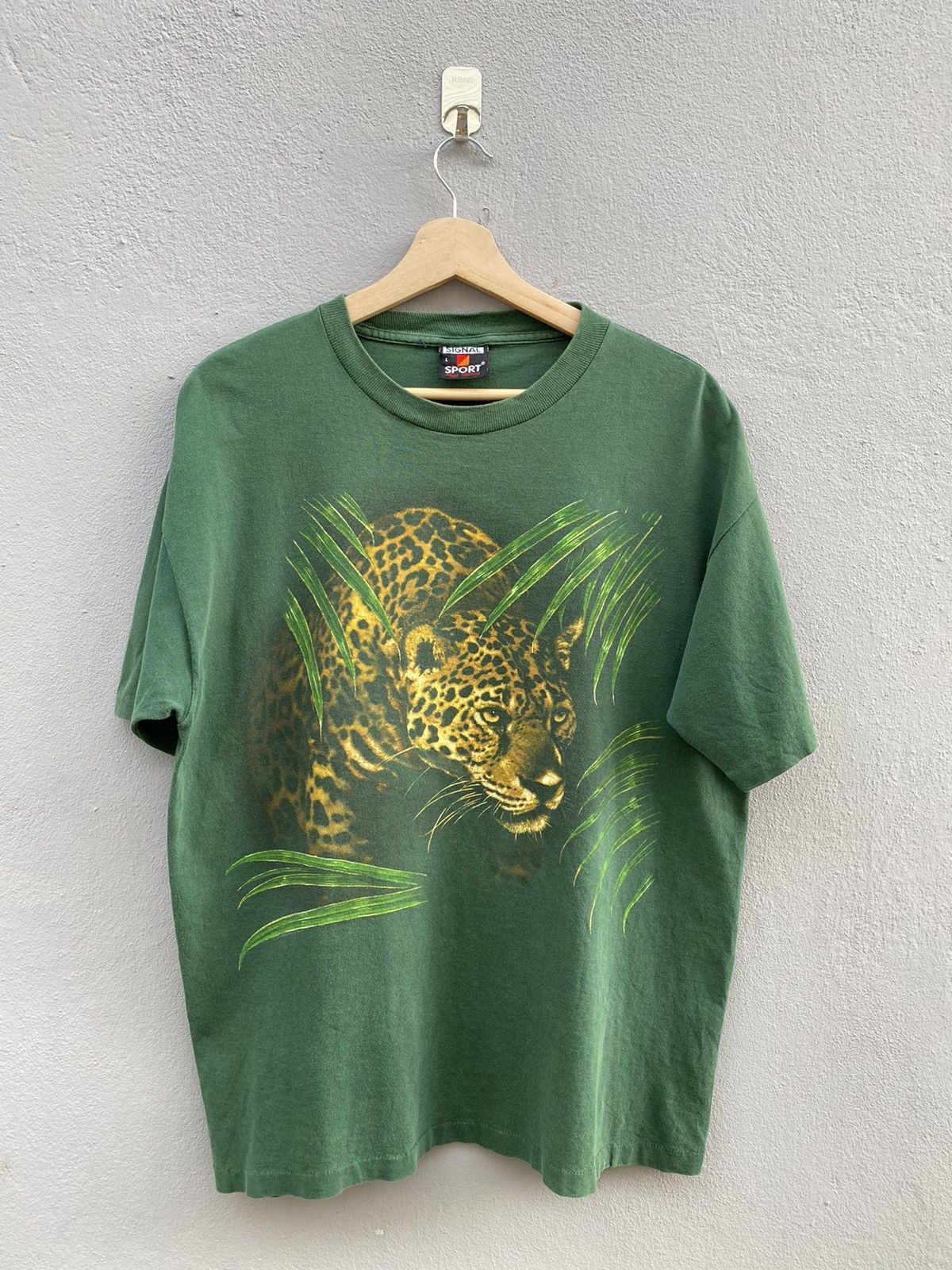 Habitat × Vintage vintage OG 90s habitat x leopard🐆 rare graphic signal tee Size US L / EU 52-54 / 3 - 1 Thumbnail