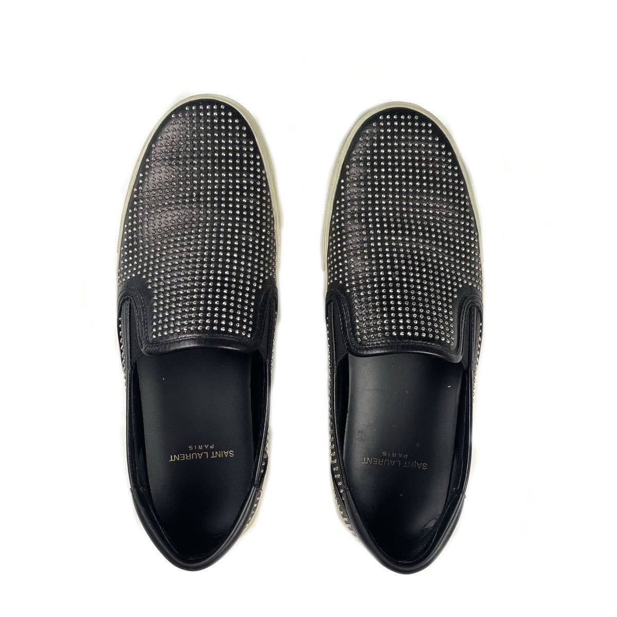 Saint Laurent Paris SAINT LAURENT PARIS SS14 STUDDED SLIP ON SKATE SNEAKER Size US 8 / EU 41 - 6 Thumbnail