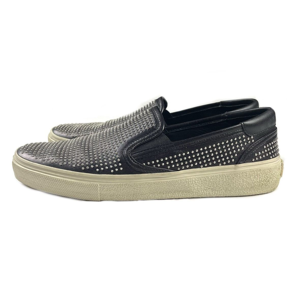 Saint Laurent Paris SAINT LAURENT PARIS SS14 STUDDED SLIP ON SKATE SNEAKER Size US 8 / EU 41 - 4 Thumbnail