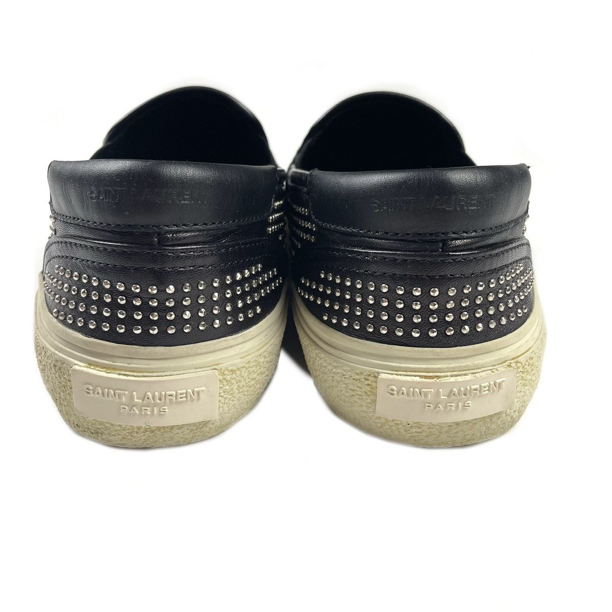 Saint Laurent Paris SAINT LAURENT PARIS SS14 STUDDED SLIP ON SKATE SNEAKER Size US 8 / EU 41 - 5 Thumbnail