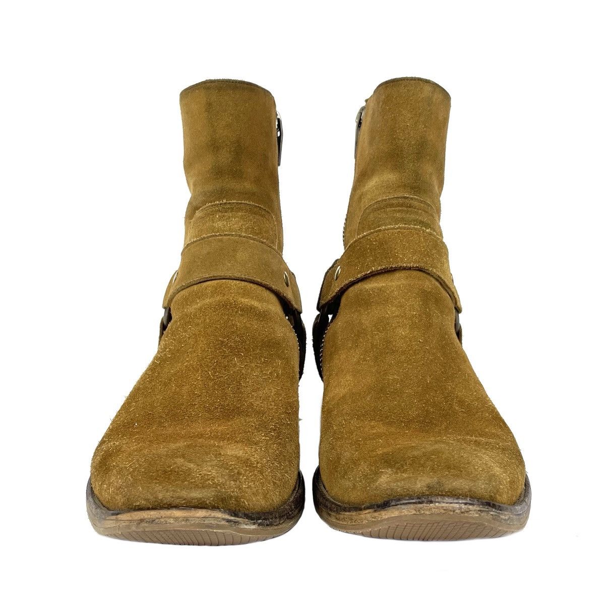 Saint Laurent Paris SAINT LAURENT PARIS FW13 OCHRE WYATT HARNESS BOOTS Size US 8 / EU 41 - 5 Thumbnail