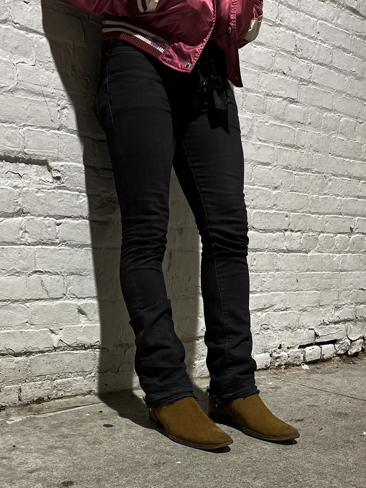 Saint Laurent Paris SAINT LAURENT PARIS FW13 OCHRE WYATT HARNESS BOOTS Size US 8 / EU 41 - 11 Thumbnail