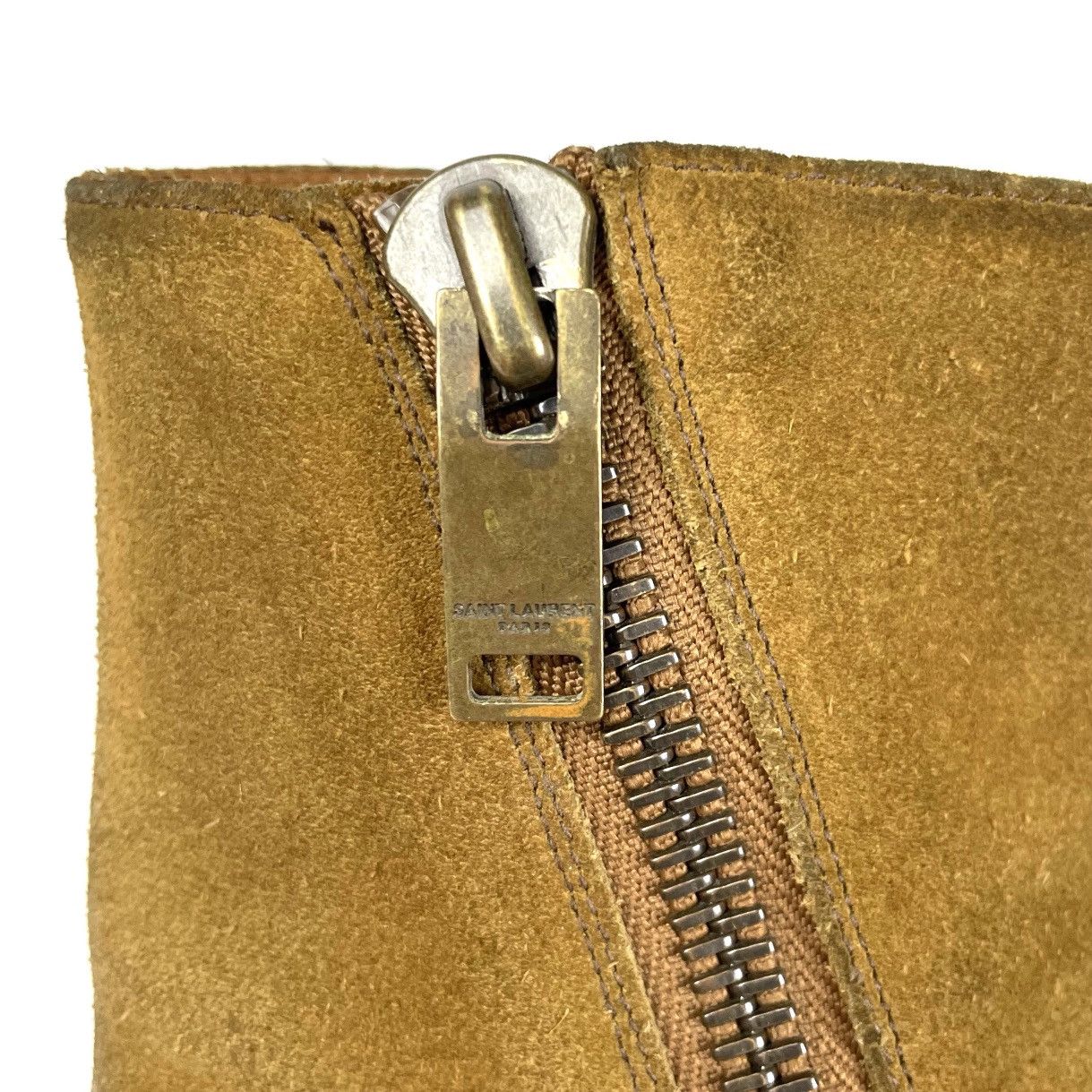 Saint Laurent Paris SAINT LAURENT PARIS FW13 OCHRE WYATT HARNESS BOOTS Size US 8 / EU 41 - 9 Thumbnail