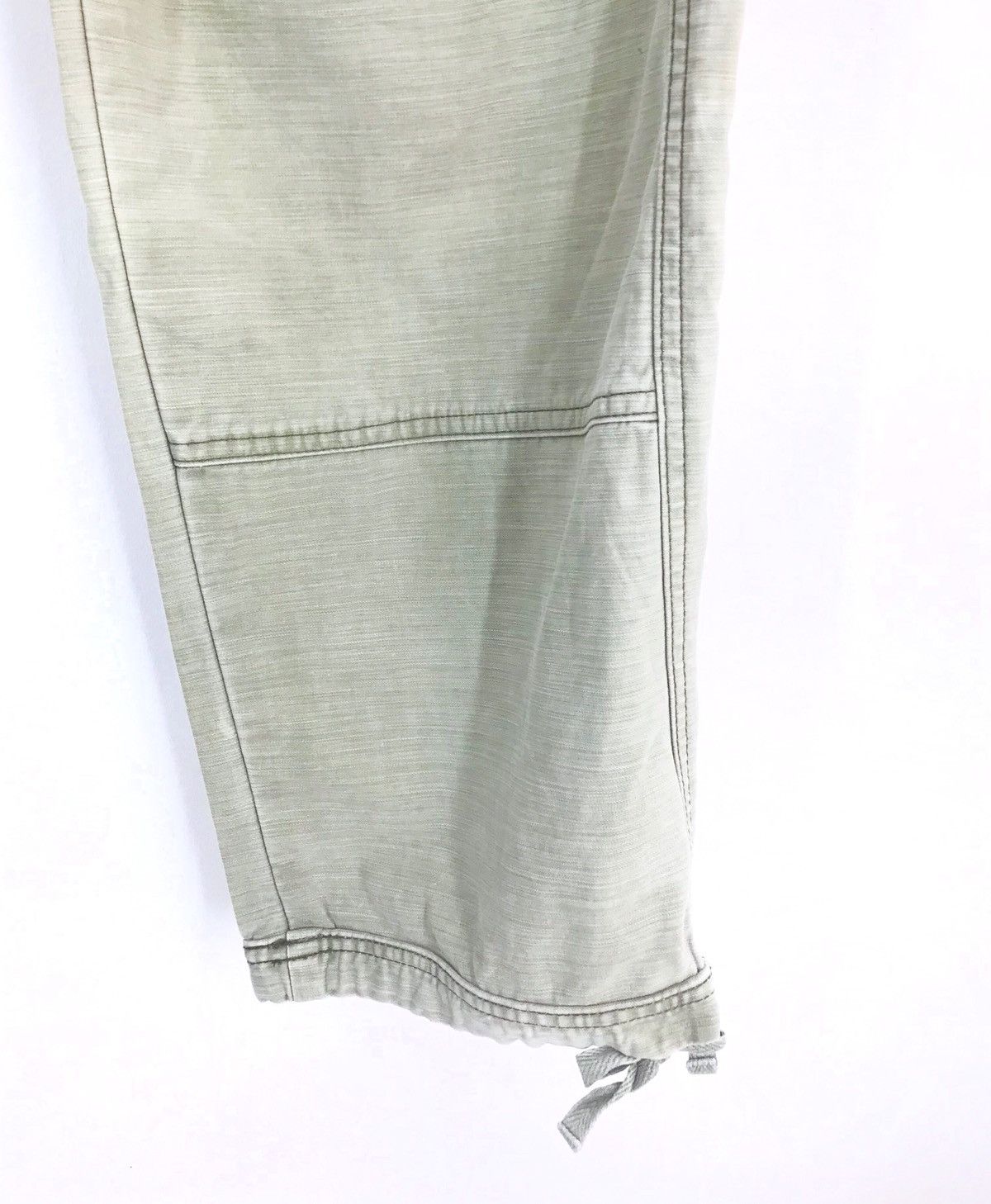 Japanese Brand UNITED ARROWS Olive Green Faded Military Drawstring Cargo Size US 32 / EU 48 - 8 Thumbnail