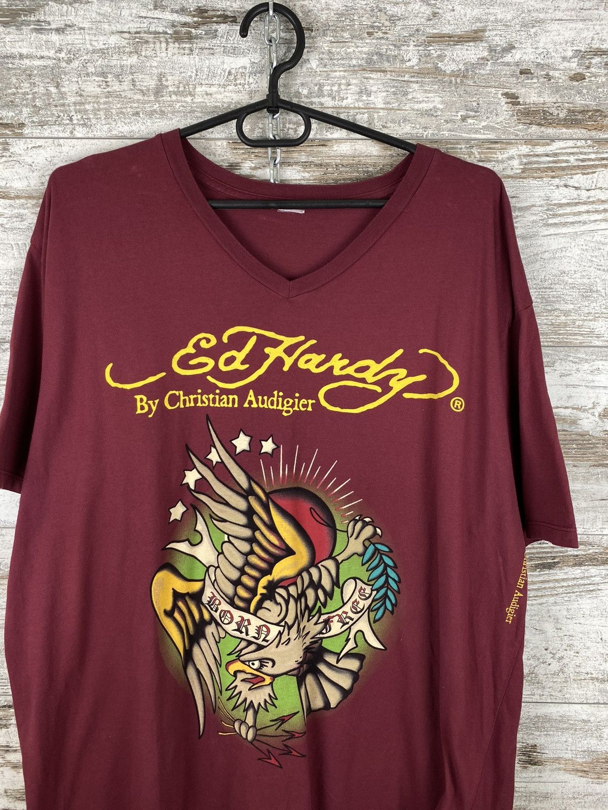 Christian Audigier × Ed Hardy × Vintage Vintage Ed Hardy T Shirt dragon tiger Christian Audigier Size US XXL / EU 58 / 5 - 2 Thumbnail