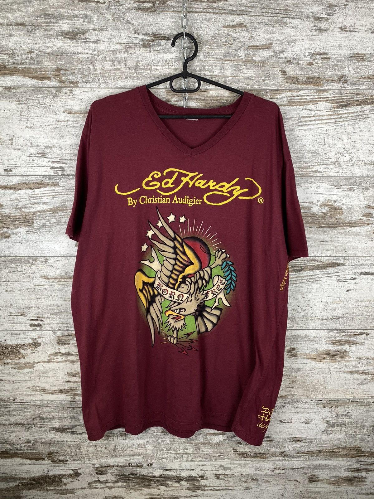Christian Audigier × Ed Hardy × Vintage Vintage Ed Hardy T Shirt dragon tiger Christian Audigier Size US XXL / EU 58 / 5 - 2 Thumbnail