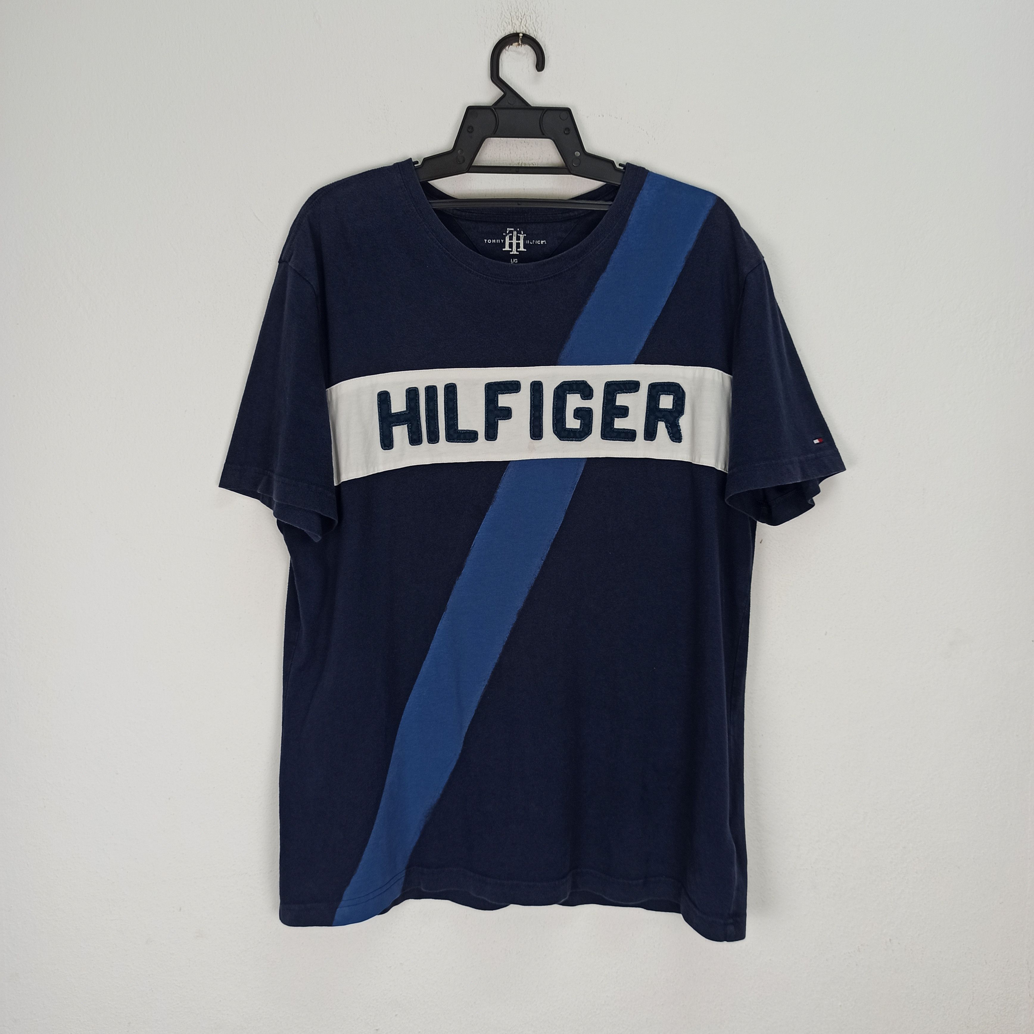 Tommy Hilfiger Tommy Hilfiger Tee Big Logo Embroidered Big Logo Spell Out Size US L / EU 52-54 / 3 - 1 Thumbnail