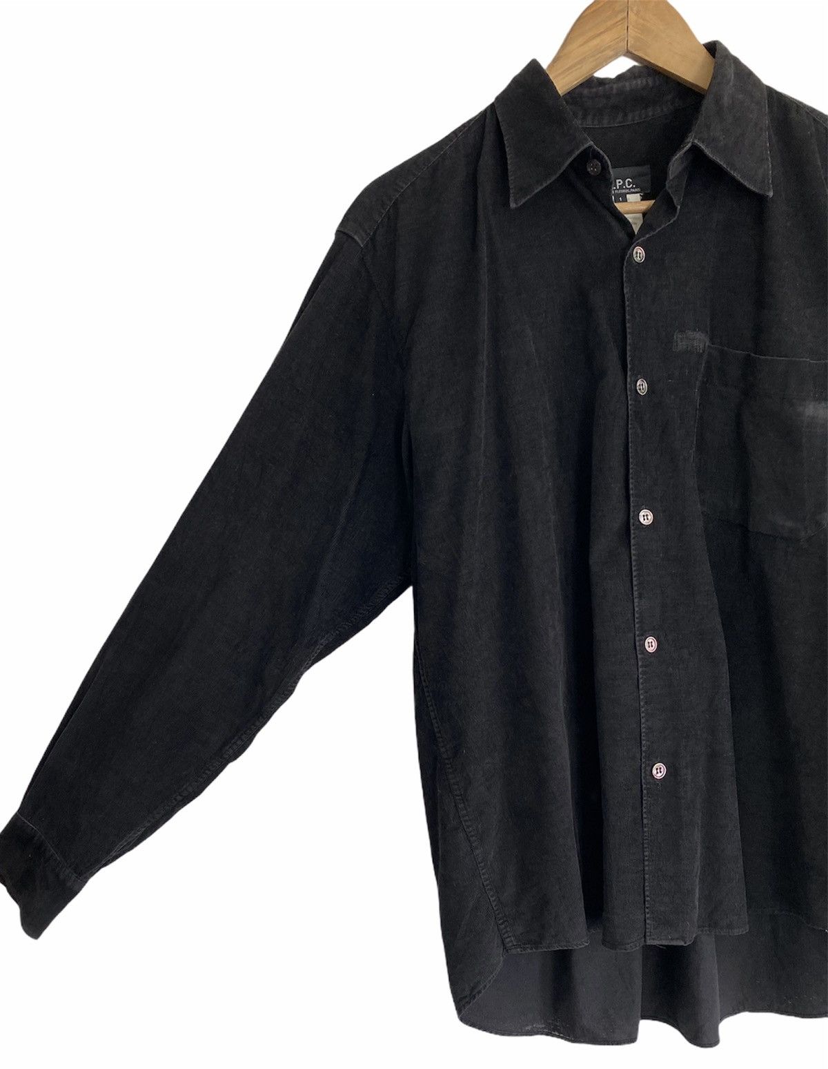 A.P.C. GRAIL🔥A.P.C Rue De Fleurus Paris Corduroy Button Up Shirt Size US M / EU 48-50 / 2 - 6 Thumbnail