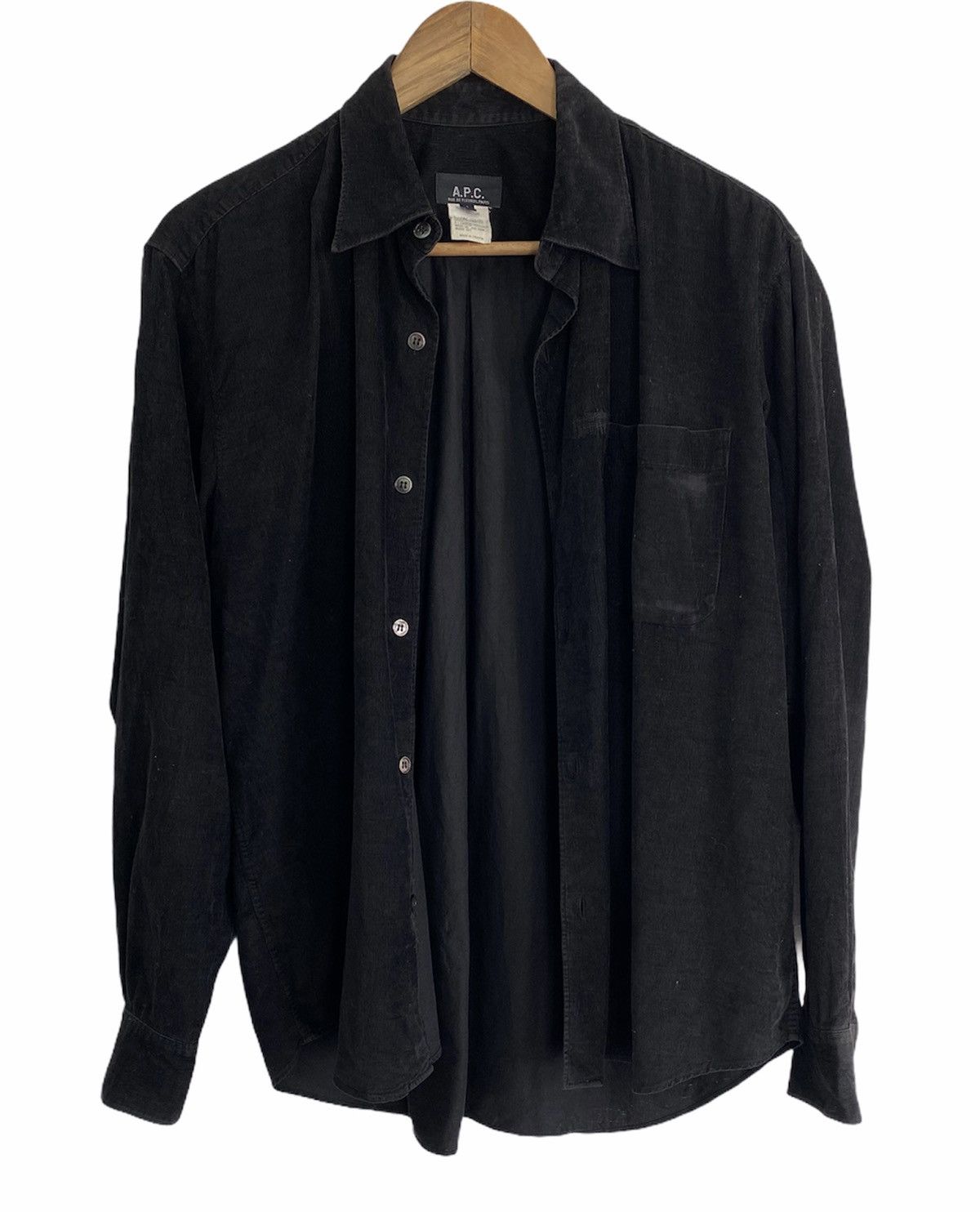 A.P.C. GRAIL🔥A.P.C Rue De Fleurus Paris Corduroy Button Up Shirt Size US M / EU 48-50 / 2 - 4 Thumbnail