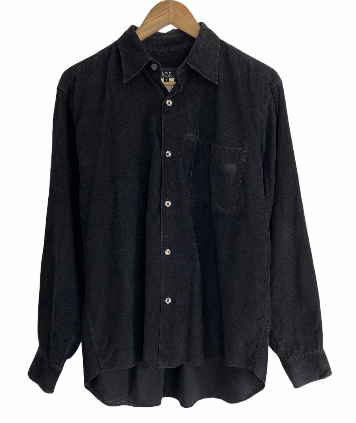 A.P.C. GRAIL🔥A.P.C Rue De Fleurus Paris Corduroy Button Up Shirt Size US M / EU 48-50 / 2 - 1 Thumbnail