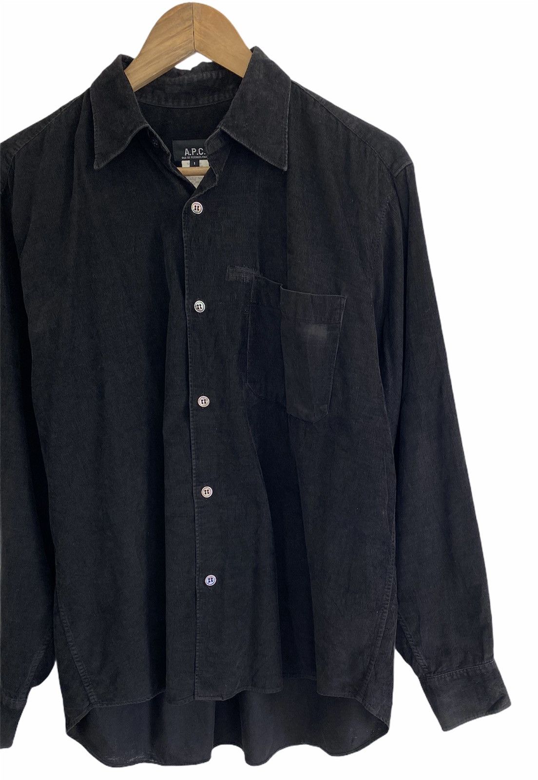 A.P.C. GRAIL🔥A.P.C Rue De Fleurus Paris Corduroy Button Up Shirt Size US M / EU 48-50 / 2 - 7 Thumbnail