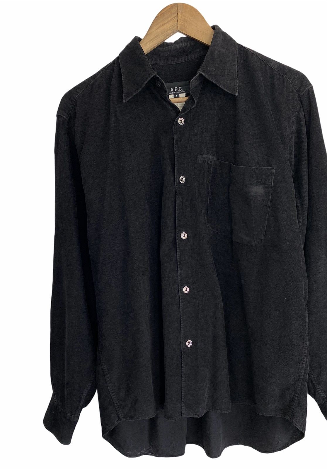 A.P.C. GRAIL🔥A.P.C Rue De Fleurus Paris Corduroy Button Up Shirt Size US M / EU 48-50 / 2 - 8 Thumbnail