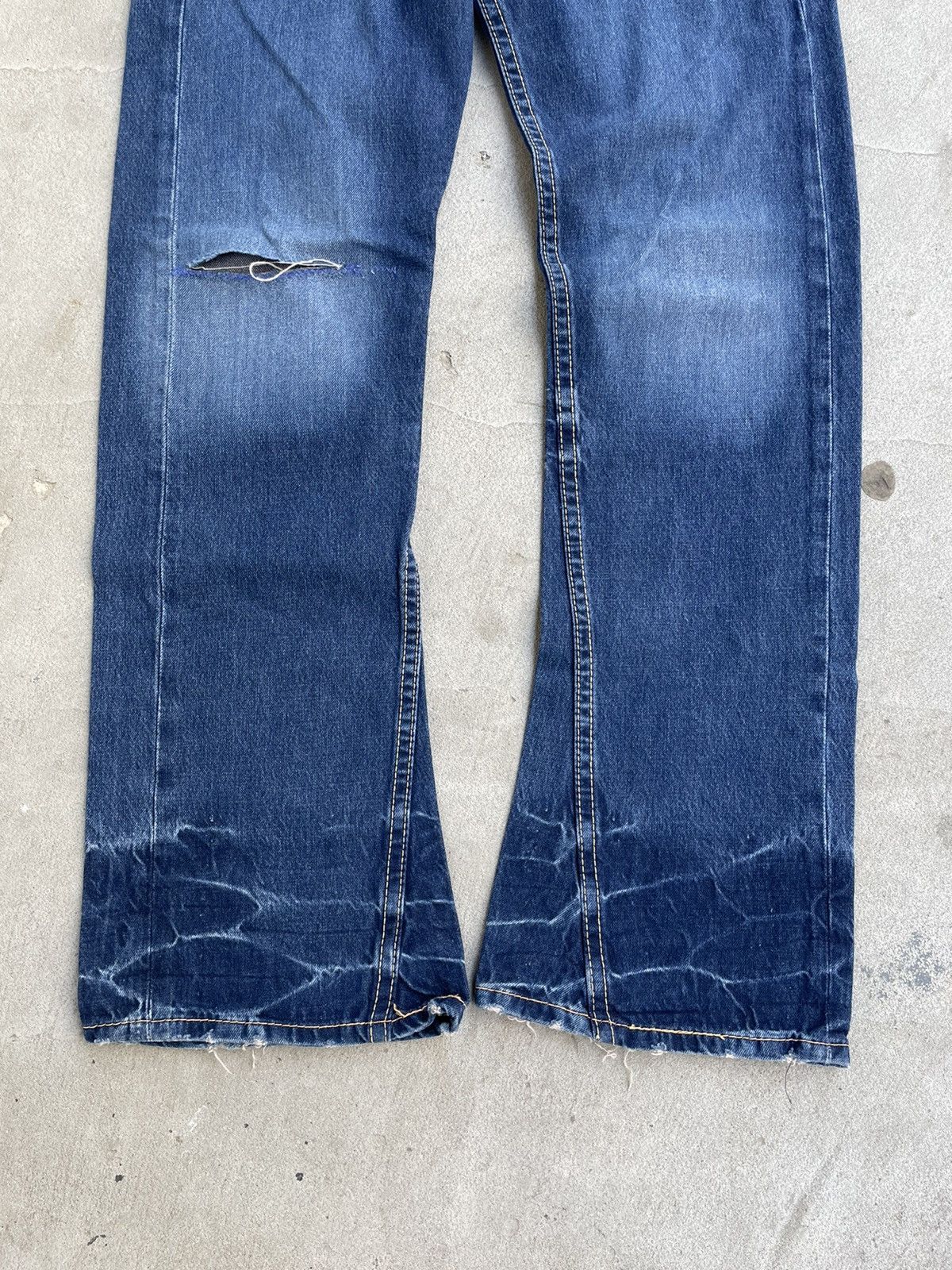 Japanese Brand × Levi's × Vintage Vintage Levi’s Jeans Flared Washed Denim Rare Size US 34 / EU 50 - 8 Thumbnail
