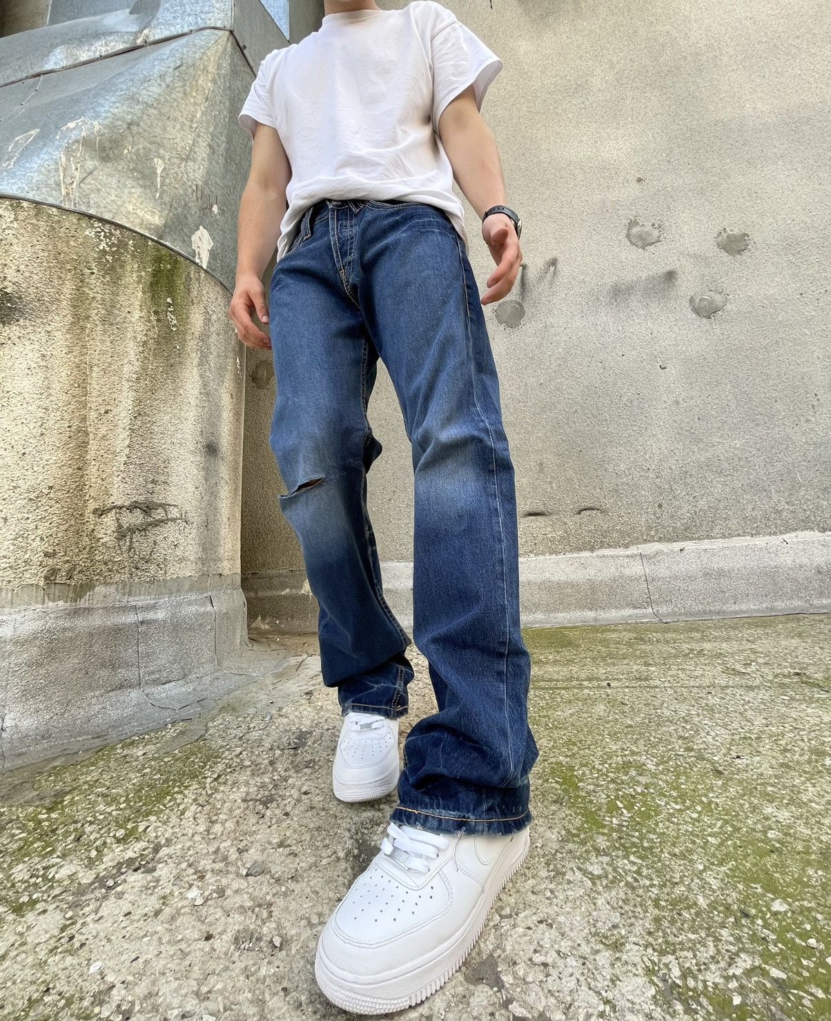 Japanese Brand × Levi's × Vintage Vintage Levi’s Jeans Flared Washed Denim Rare Size US 34 / EU 50 - 5 Thumbnail