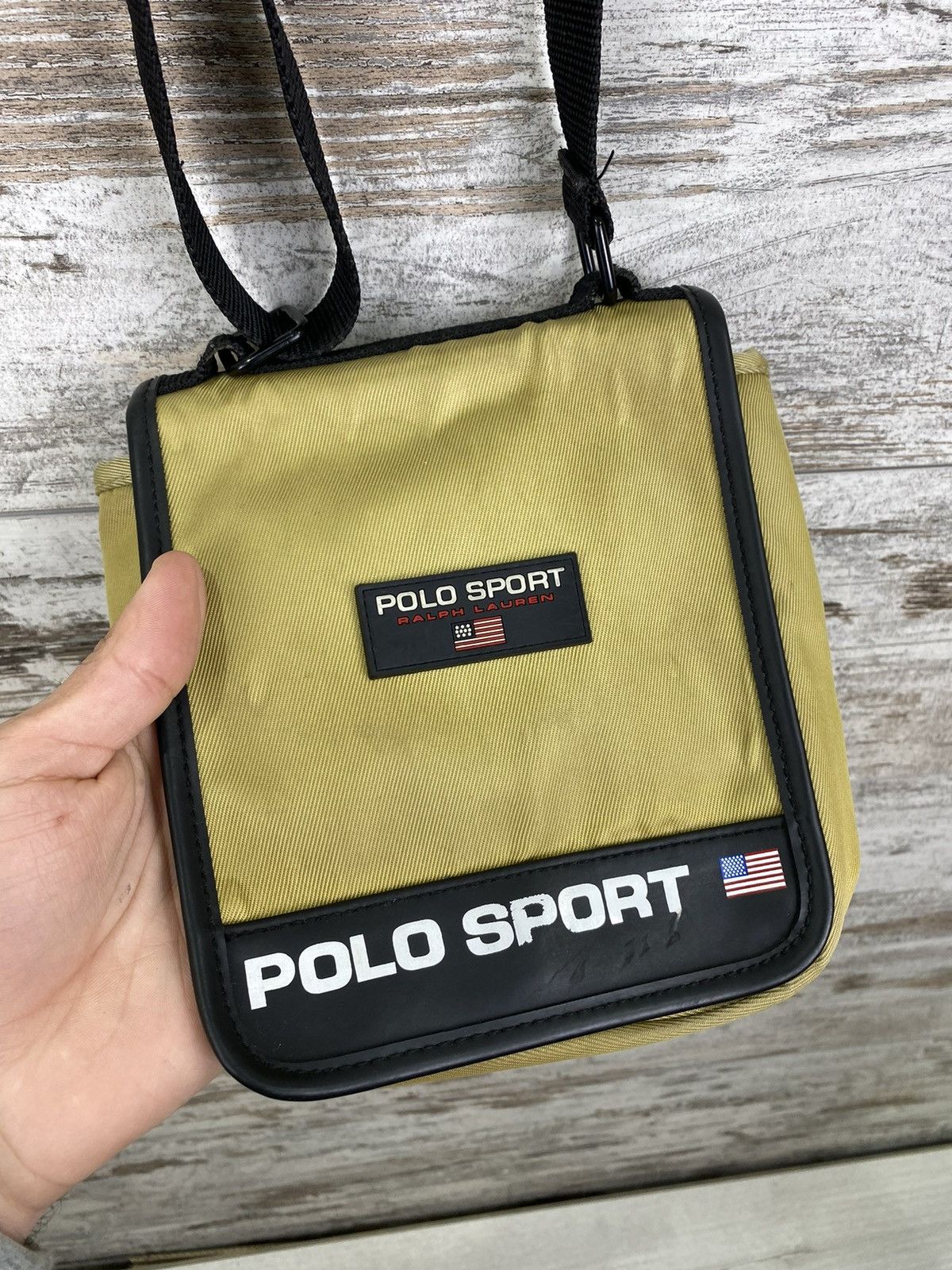 Polo Ralph Lauren × Vintage Vintage Polo Sport Ralph Lauren messenger sling bag y2k rare Size ONE SIZE - 9 Thumbnail