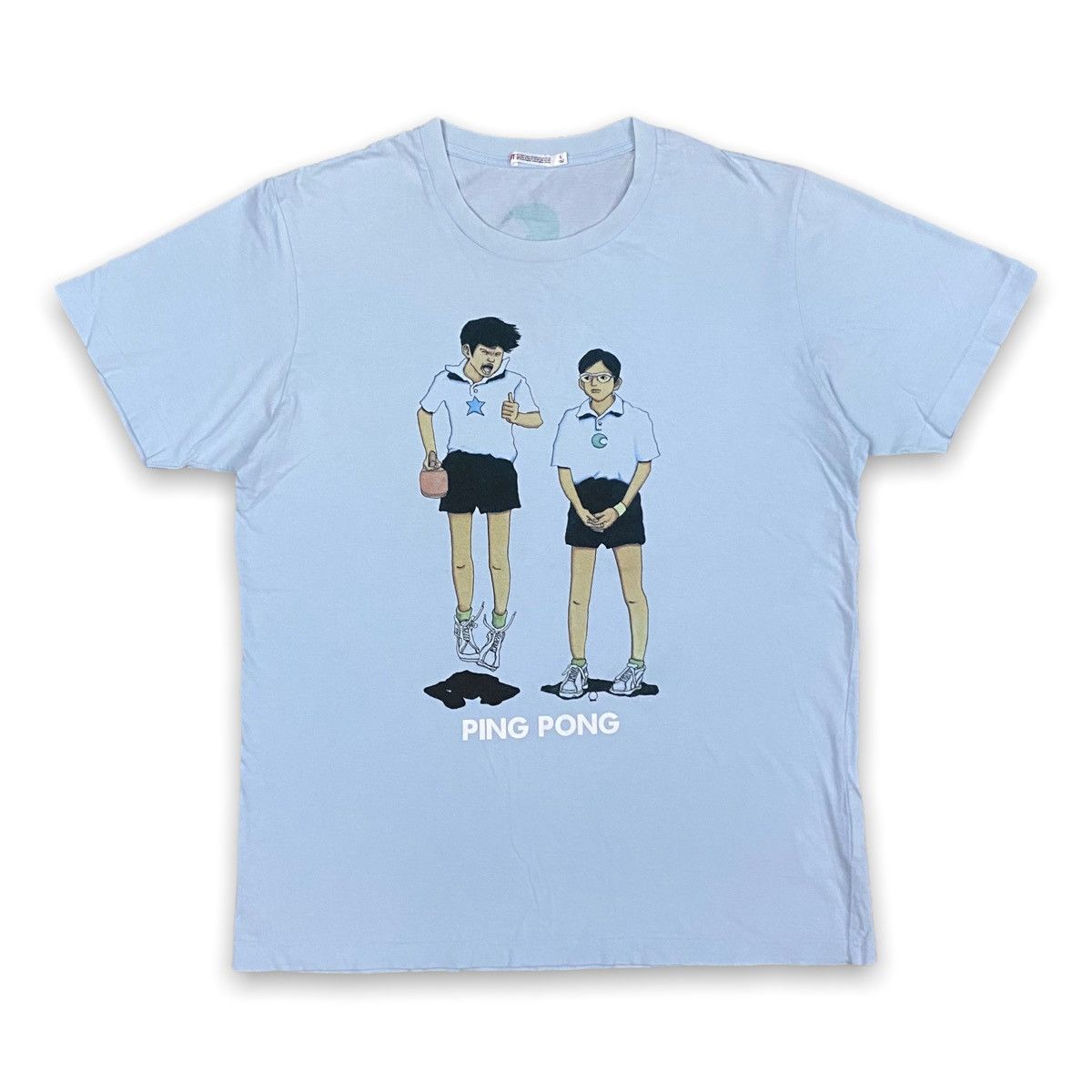Cartoon Network × Japanese Brand × Vintage VINTAGE PING PONG ANIME STAR & MOON MANGA T SHIRT Size US L / EU 52-54 / 3 - 1 Thumbnail