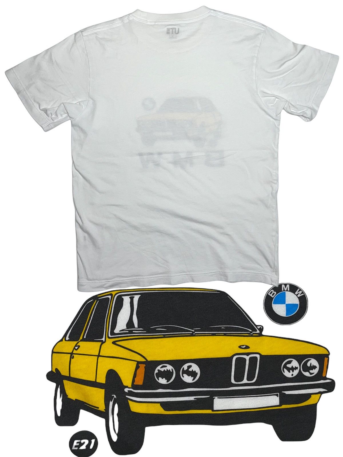 BMW × Uniqlo × Vintage Vintage Bmw E21 Yellow classic racing Uniqlo retro Size US M / EU 48-50 / 2 - 2 Thumbnail