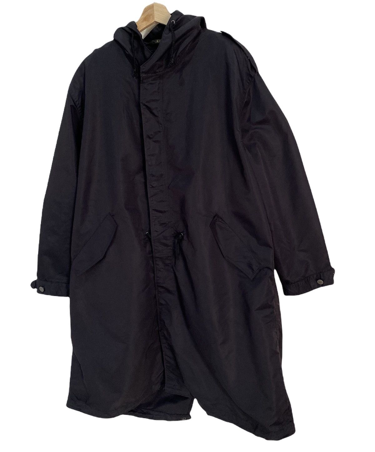 Y's for Men 🔥YOHJI YAMAMOTO LQ by Work&Friends DRAWSTRING COAT Size US XL / EU 56 / 4 - 10 Thumbnail