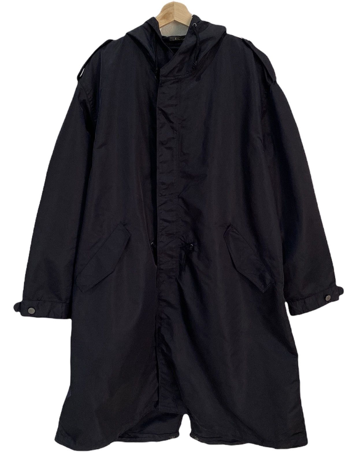 Y's for Men 🔥YOHJI YAMAMOTO LQ by Work&Friends DRAWSTRING COAT Size US XL / EU 56 / 4 - 14 Thumbnail
