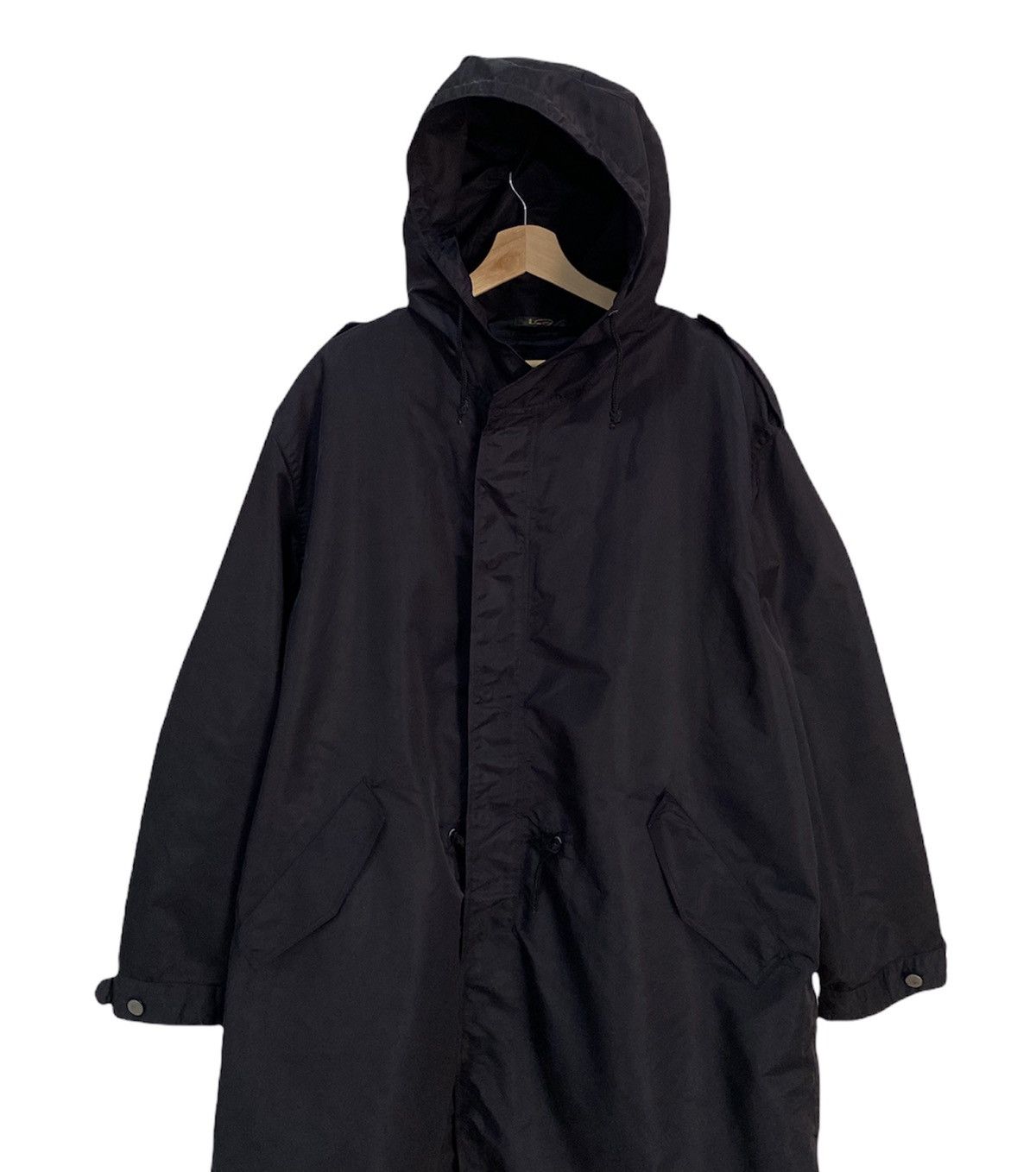 Y's for Men 🔥YOHJI YAMAMOTO LQ by Work&Friends DRAWSTRING COAT Size US XL / EU 56 / 4 - 8 Thumbnail