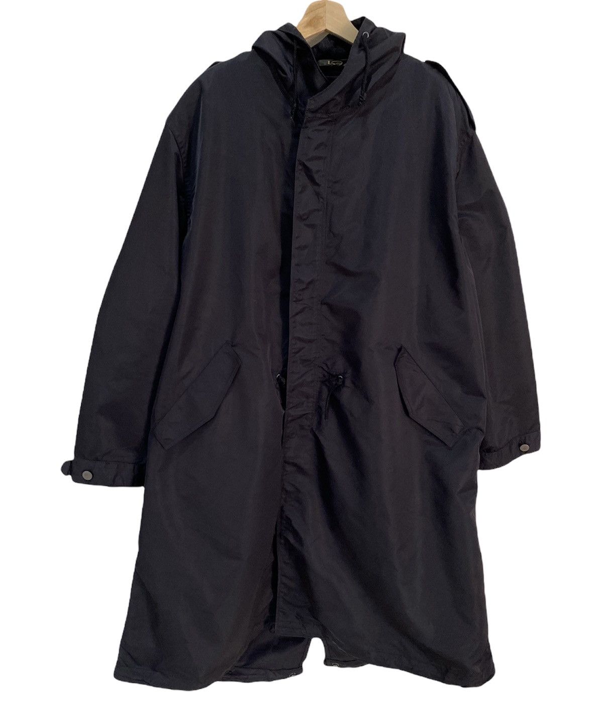 Y's for Men 🔥YOHJI YAMAMOTO LQ by Work&Friends DRAWSTRING COAT Size US XL / EU 56 / 4 - 11 Thumbnail