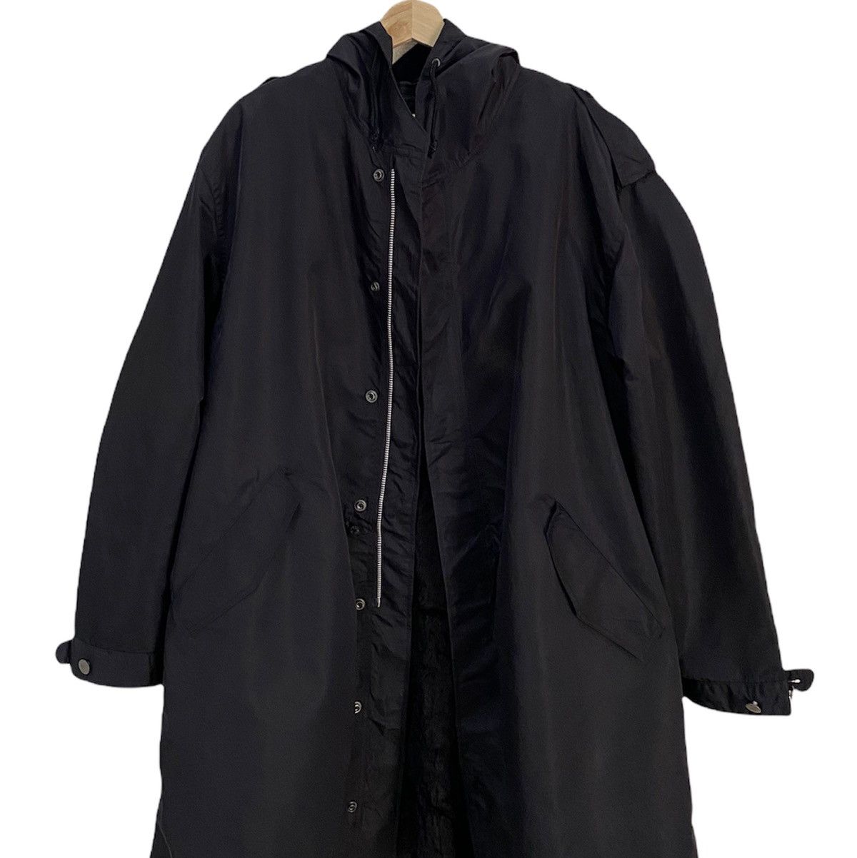 Y's for Men 🔥YOHJI YAMAMOTO LQ by Work&Friends DRAWSTRING COAT Size US XL / EU 56 / 4 - 6 Thumbnail