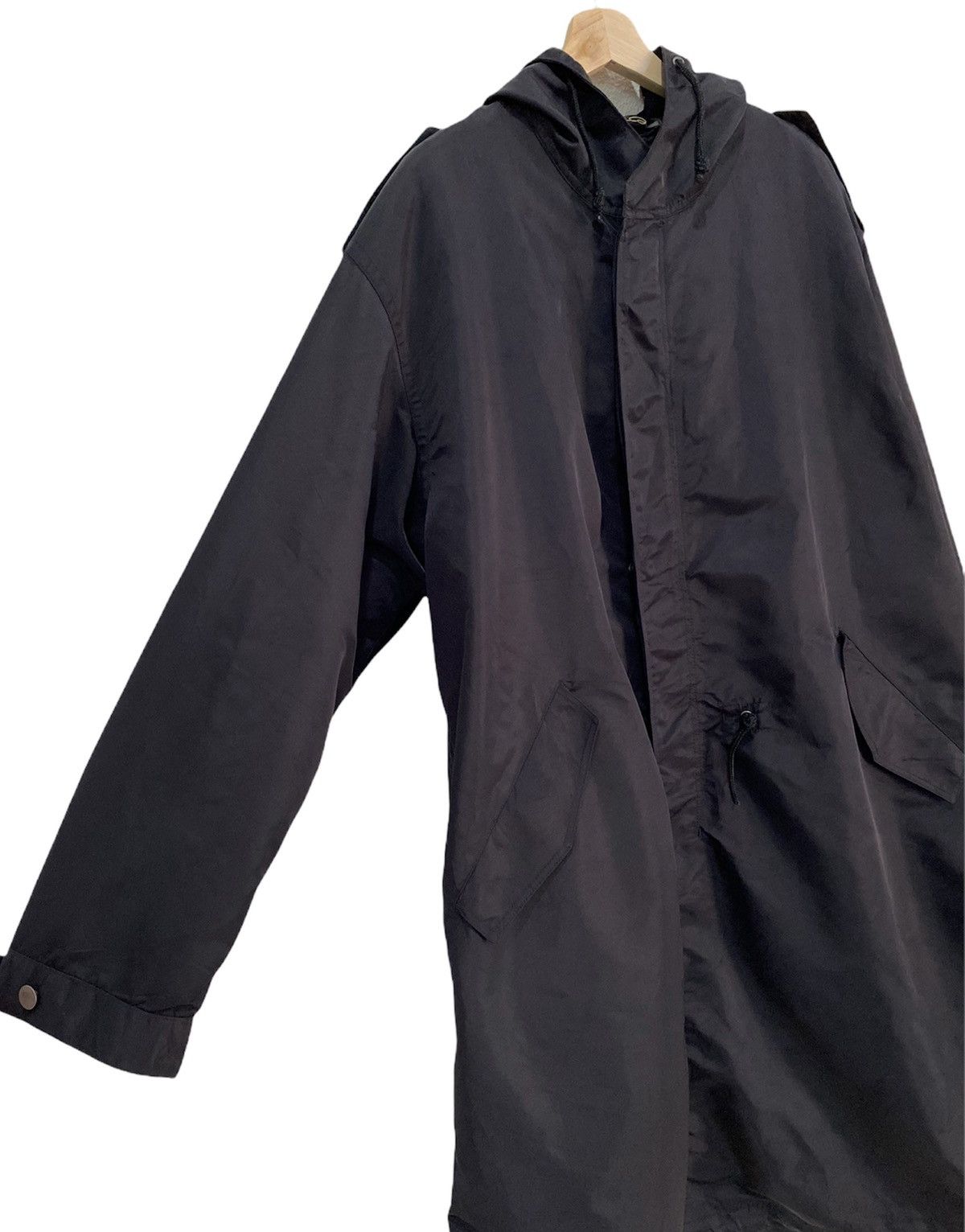 Y's for Men 🔥YOHJI YAMAMOTO LQ by Work&Friends DRAWSTRING COAT Size US XL / EU 56 / 4 - 12 Thumbnail
