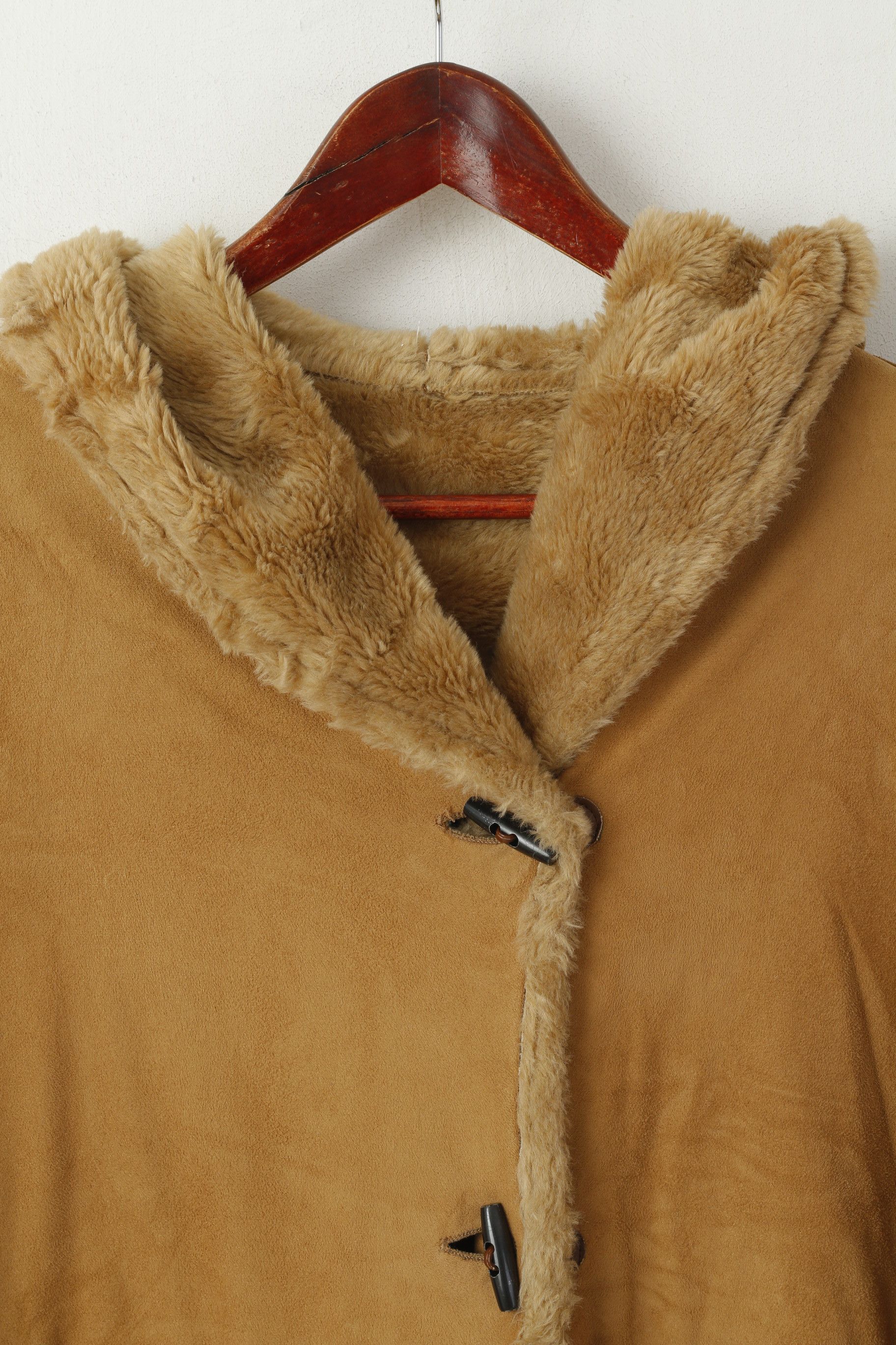 Vintage Elena Monti Women 42 XL Duffle Coat Brown Boho 3134 Size XL / US 12-14 / IT 48-50 - 2 Thumbnail