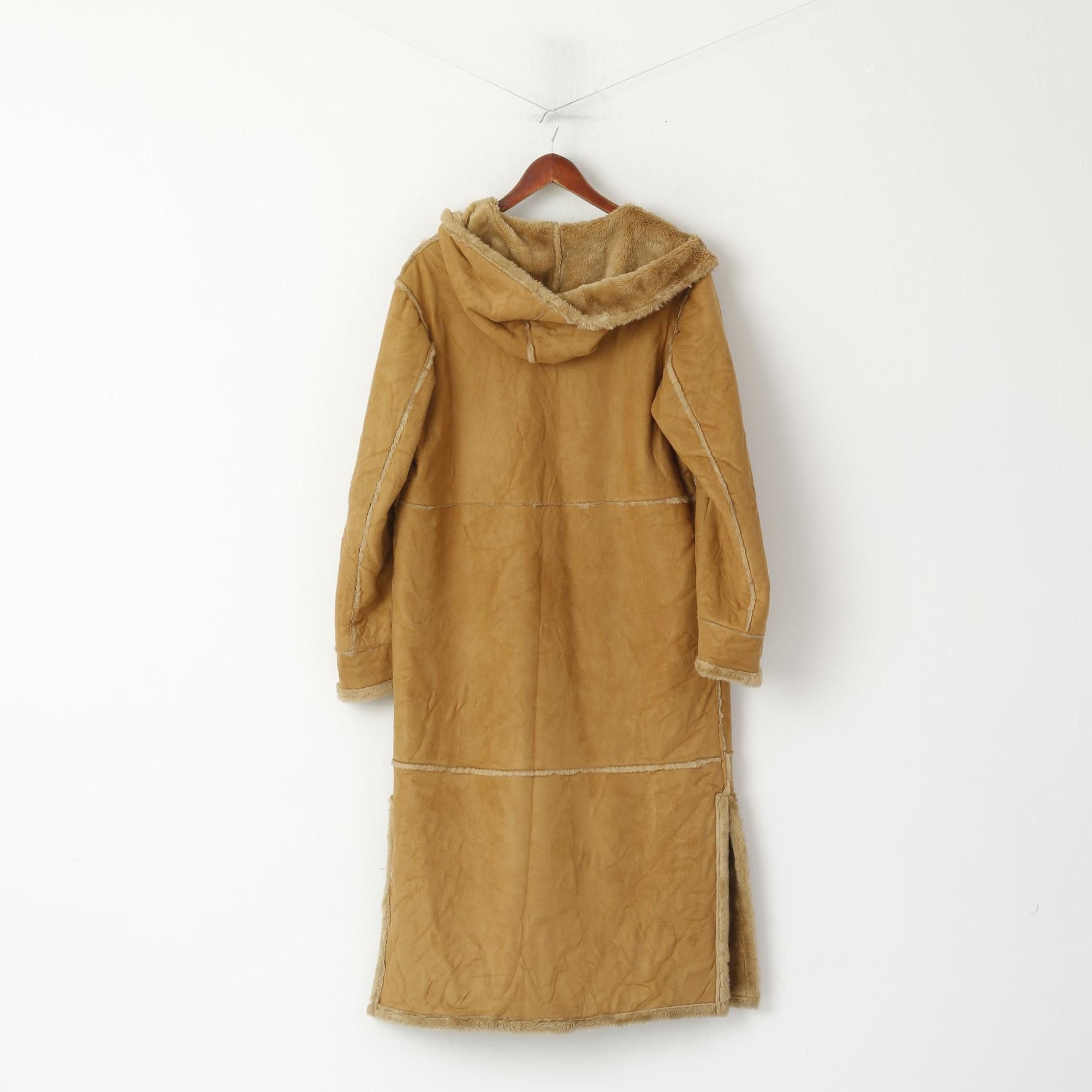 Vintage Elena Monti Women 42 XL Duffle Coat Brown Boho 3134 Size XL / US 12-14 / IT 48-50 - 6 Thumbnail