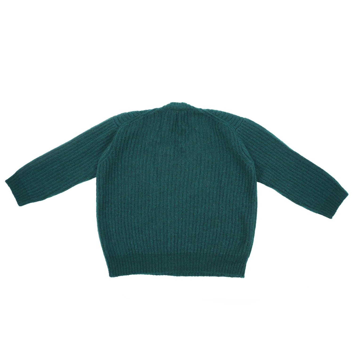 Calvin Klein 205W39NYC × Raf Simons Oversized V Neck Knit Forrest Green Size US S / EU 44-46 / 1 - 7 Thumbnail