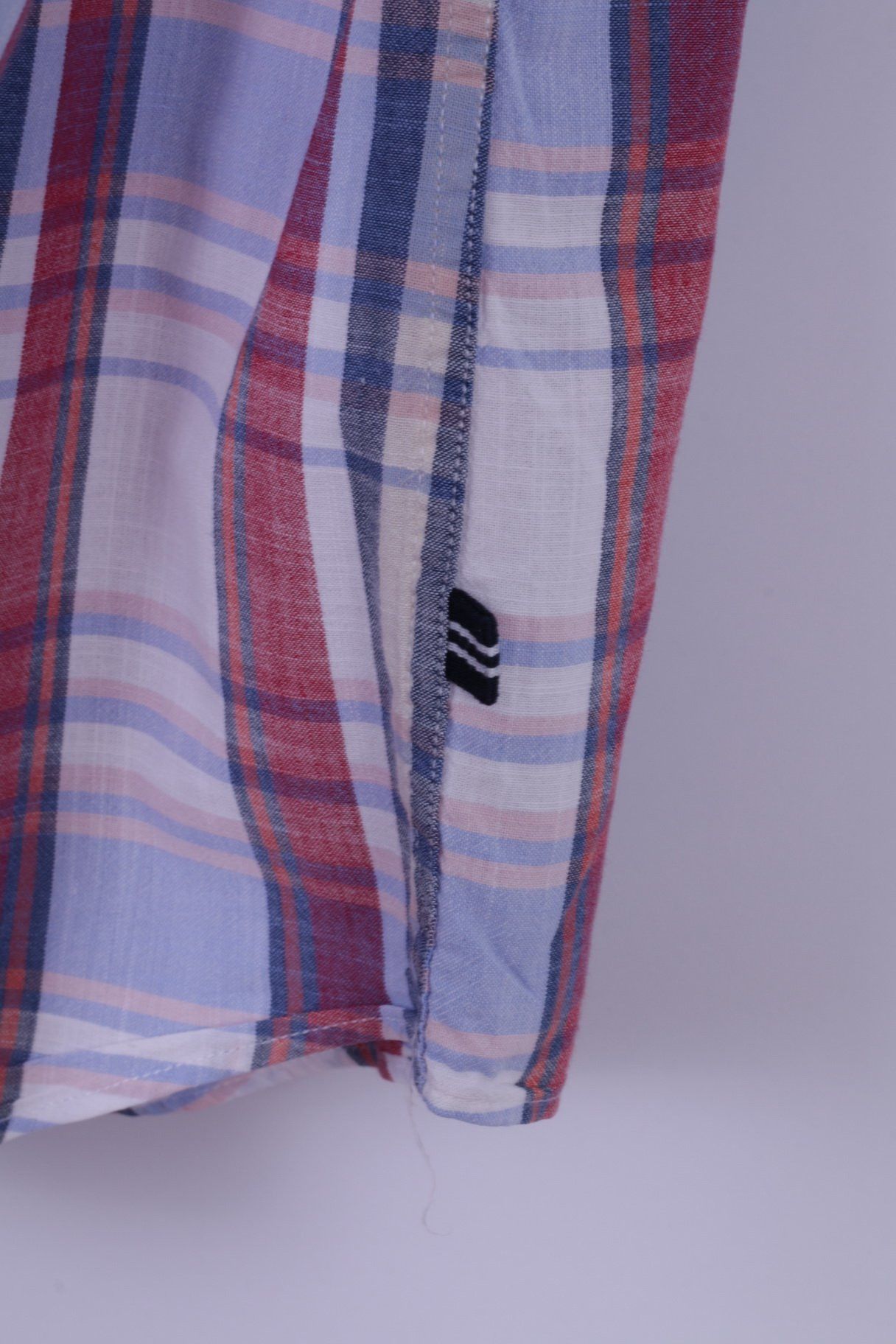 Nautica Nautica Mens L Casual Shirt Blue Check Heritage Fit 5285 Size US L / EU 52-54 / 3 - 3 Thumbnail