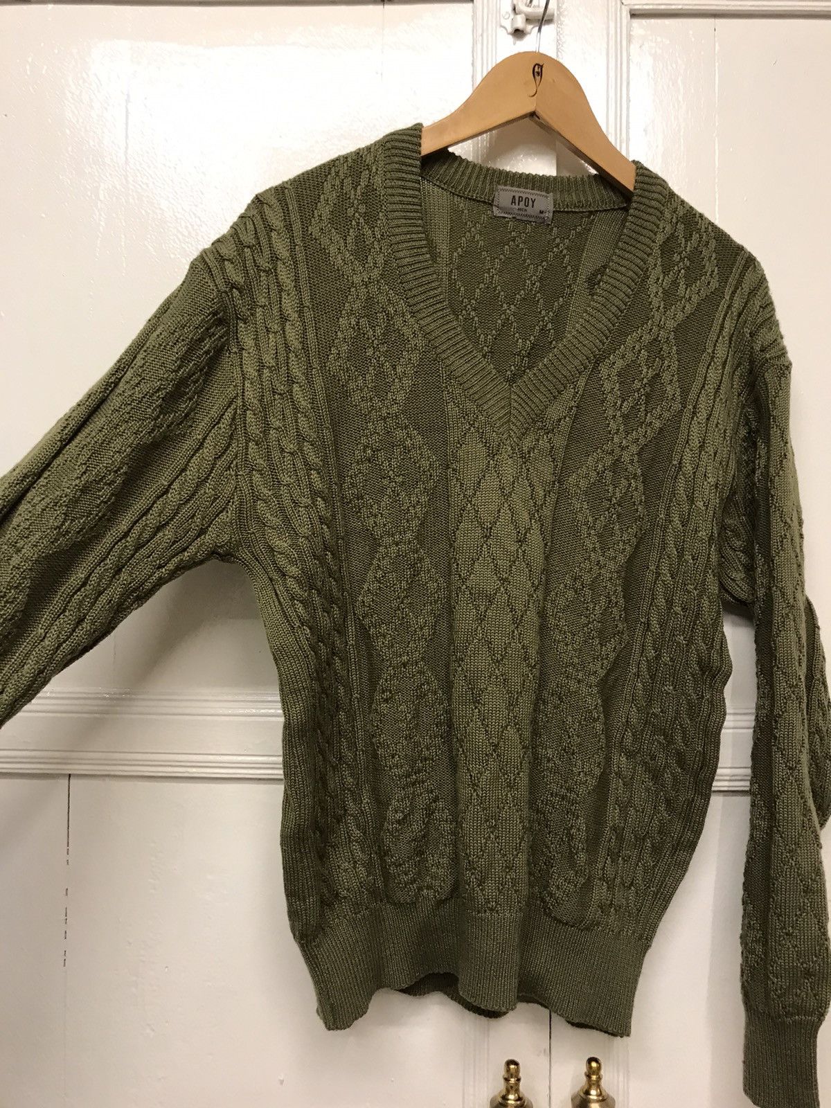 Aran Isles Knitwear × Japanese Brand Cable knit Sweater Japanese Size US M / EU 48-50 / 2 - 2 Thumbnail