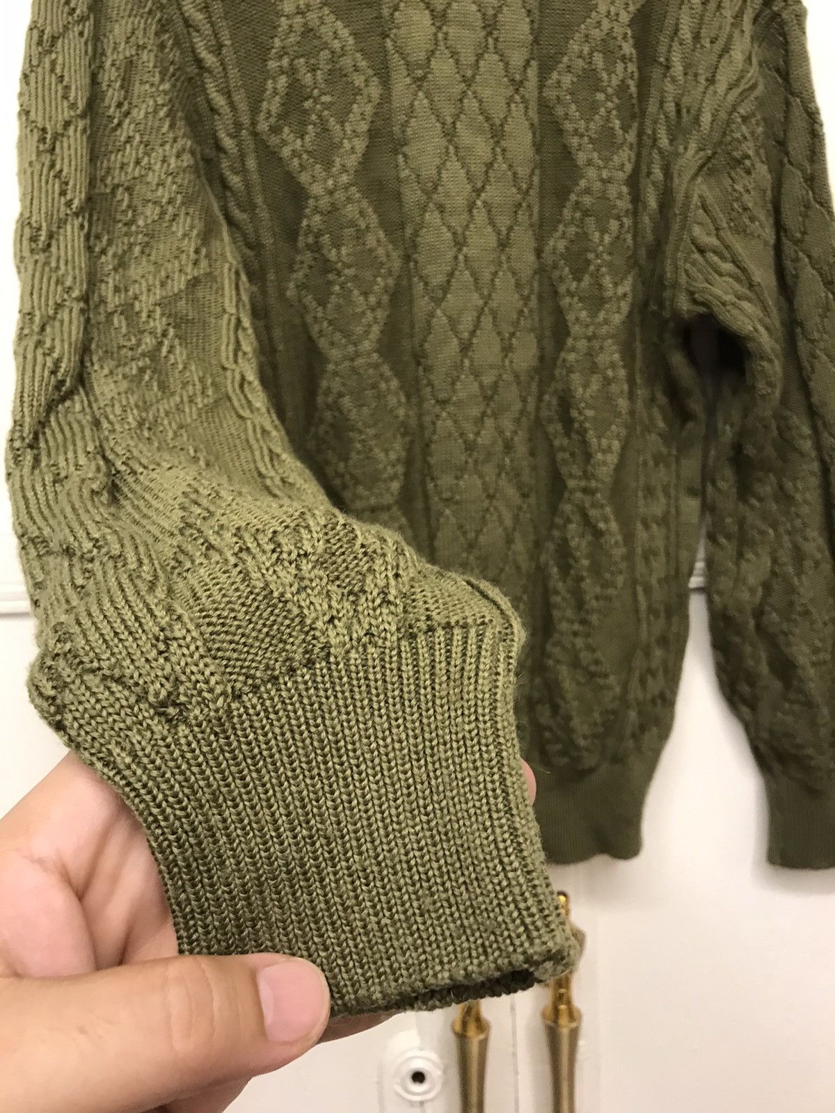 Aran Isles Knitwear × Japanese Brand Cable knit Sweater Japanese Size US M / EU 48-50 / 2 - 7 Thumbnail